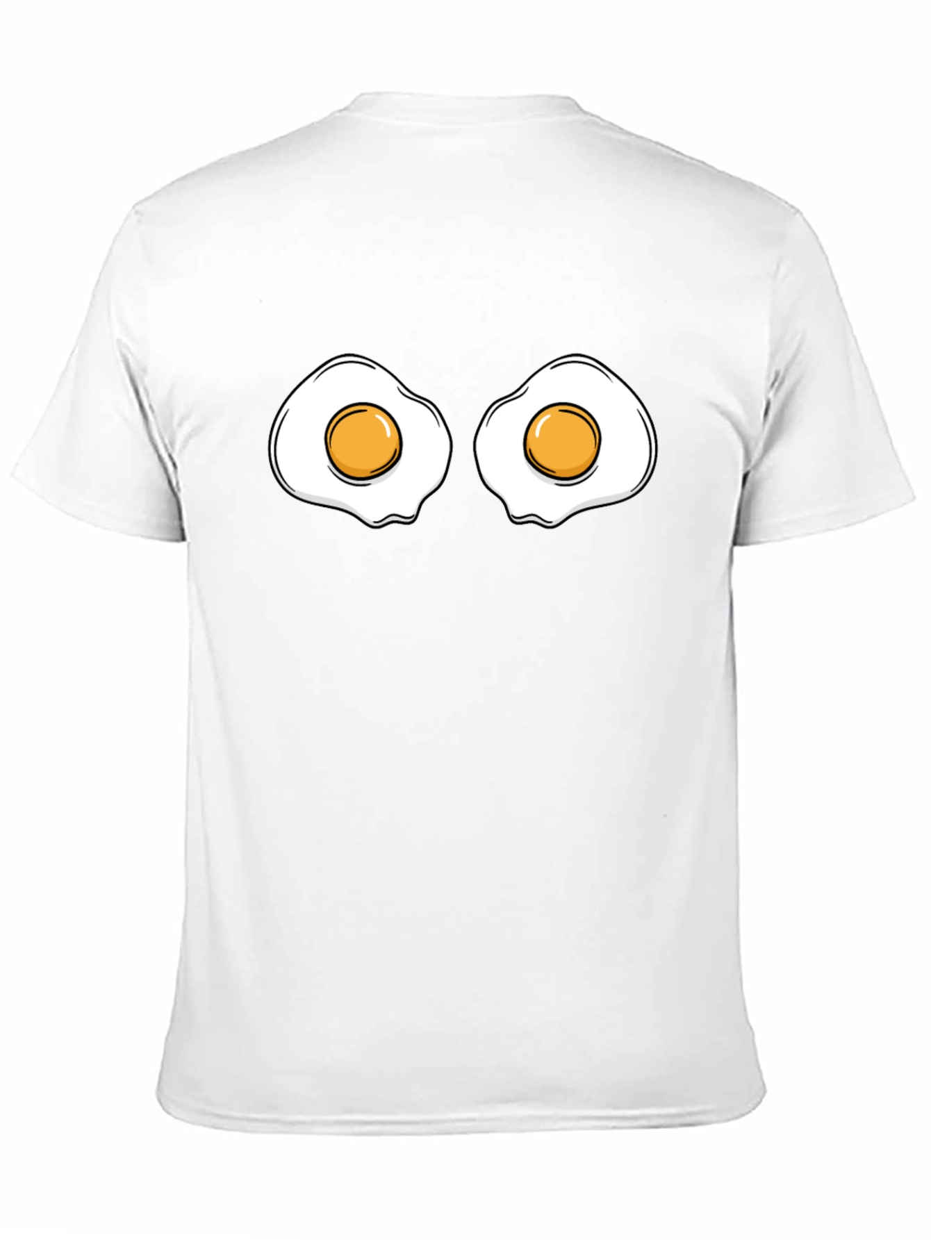 Funny Fried Eggs Graphic Tee - Casual Style