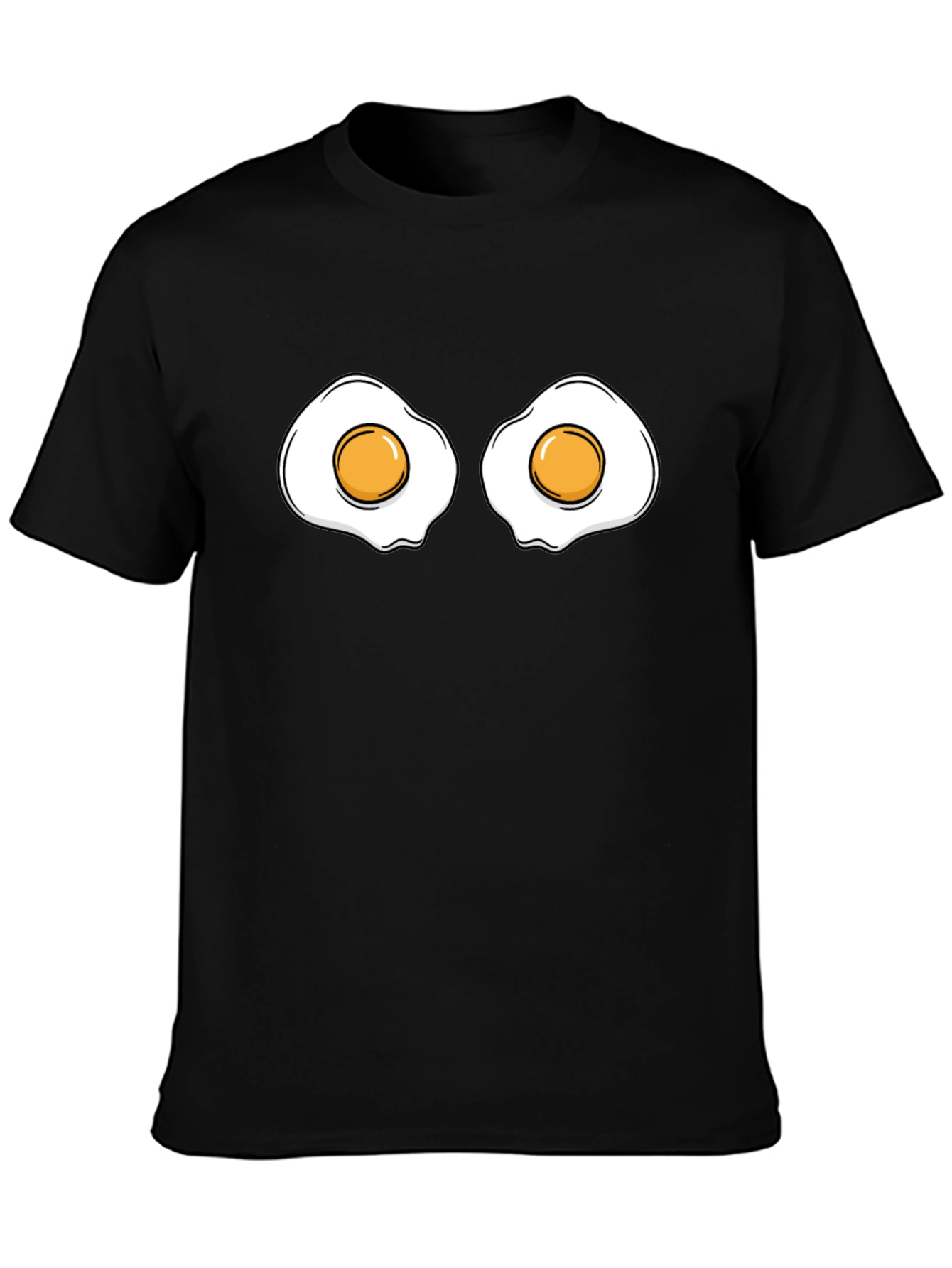 Funny Fried Eggs Graphic Tee - Casual Style