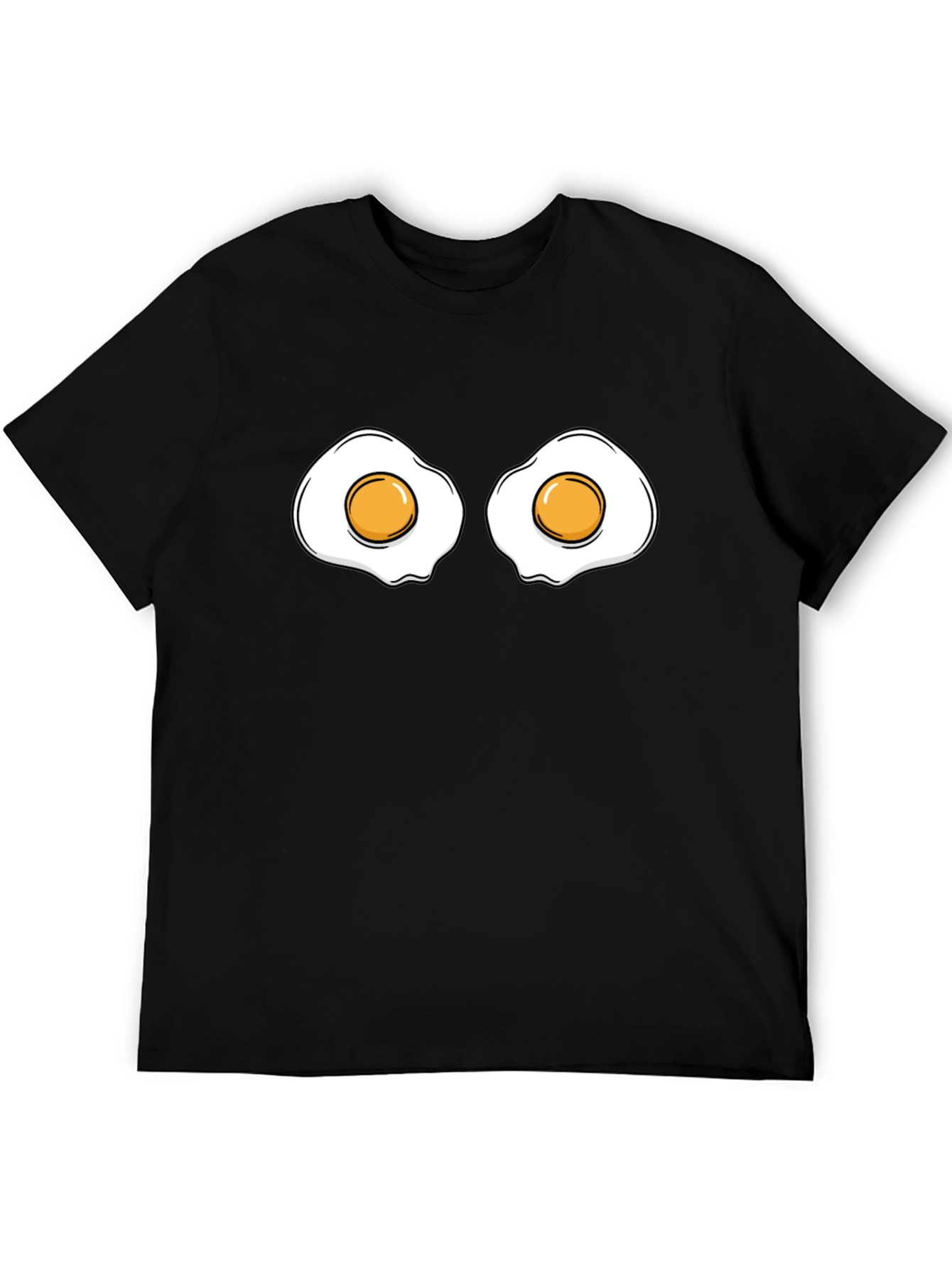 Funny Fried Eggs Graphic Tee - Casual Style