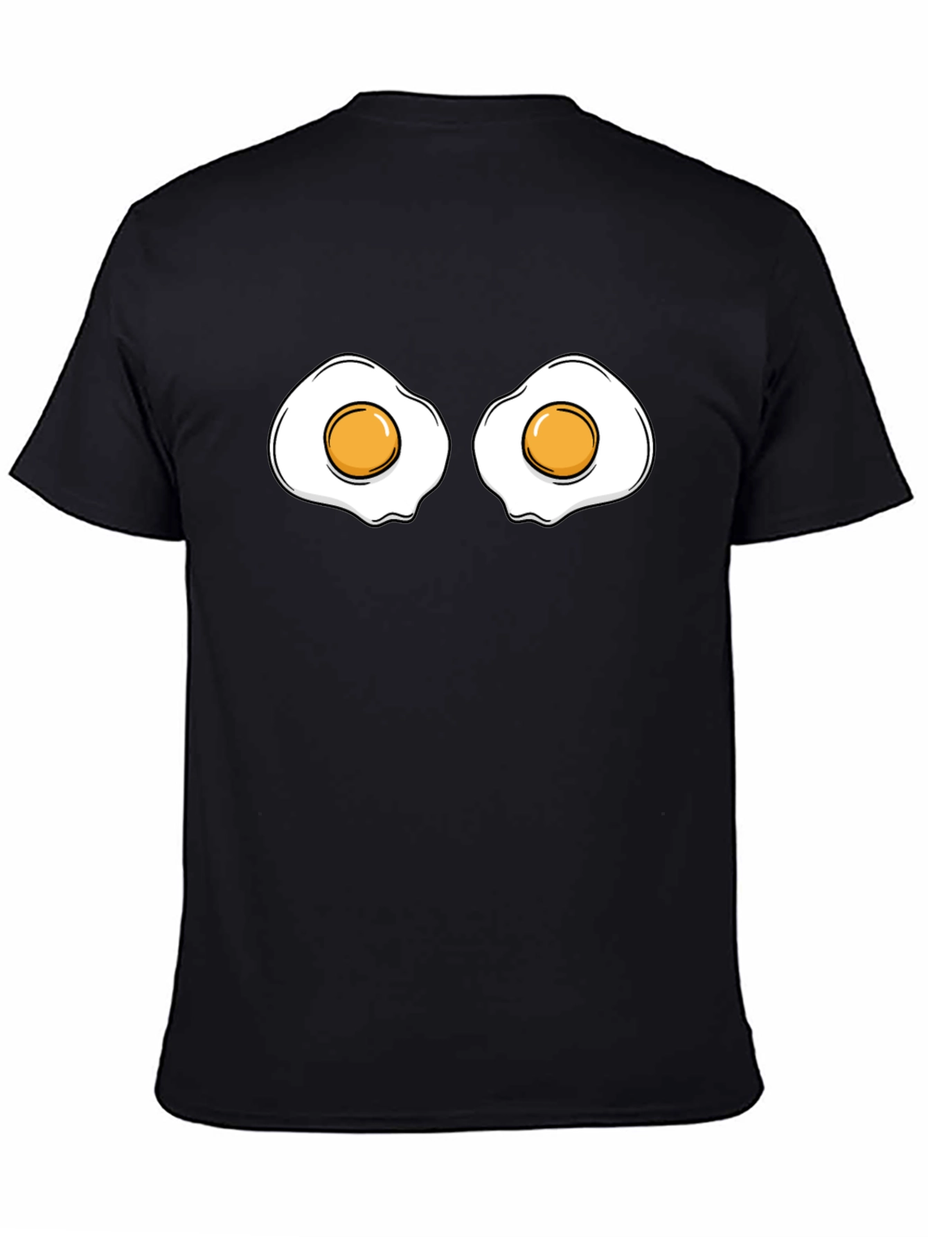 Funny Fried Eggs Graphic Tee - Casual Style