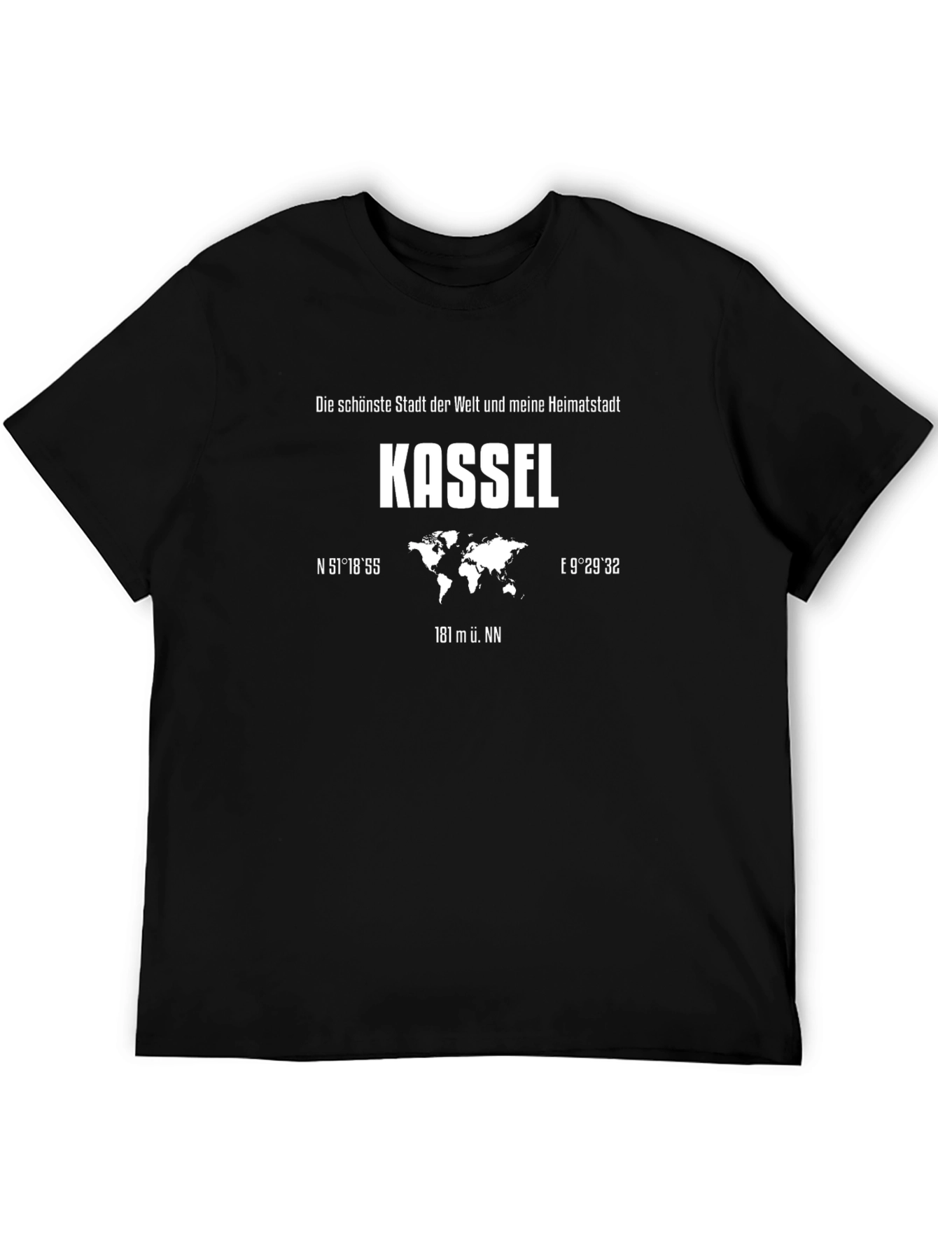 Kassel Heimatstadt T-Shirt - Black
