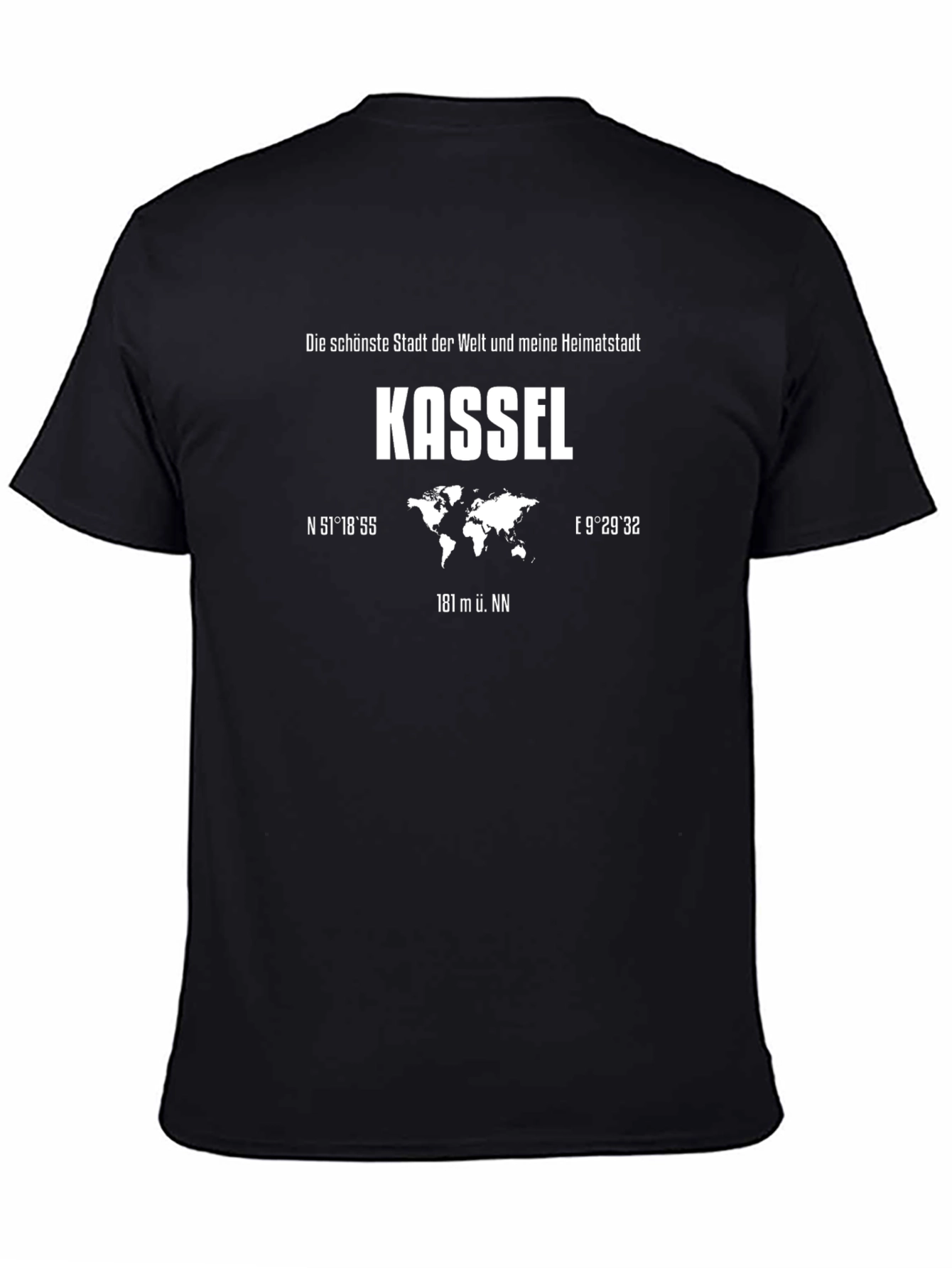 Kassel Heimatstadt T-Shirt - Black