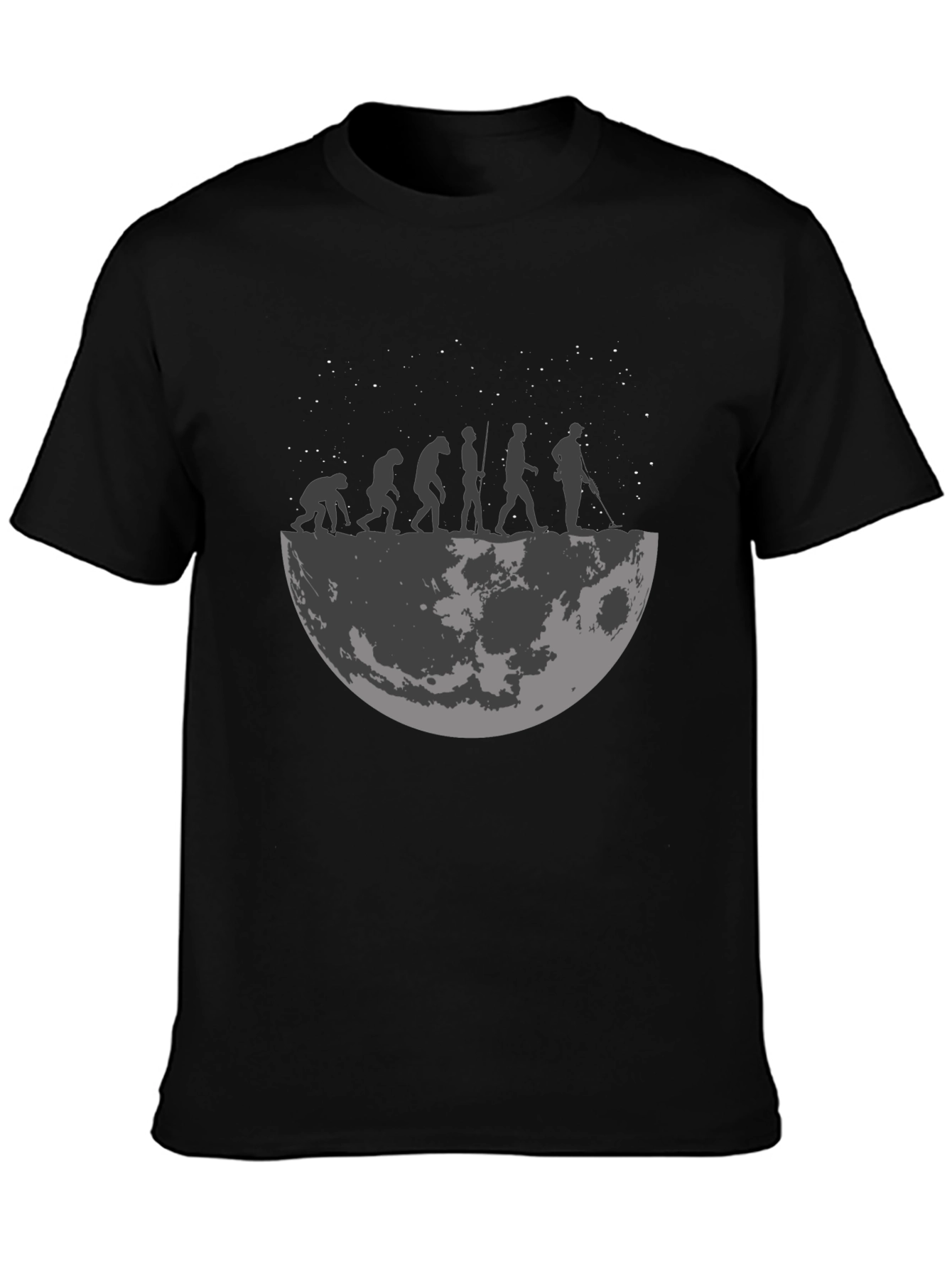 Evolution on the Moon Graphic T-Shirt