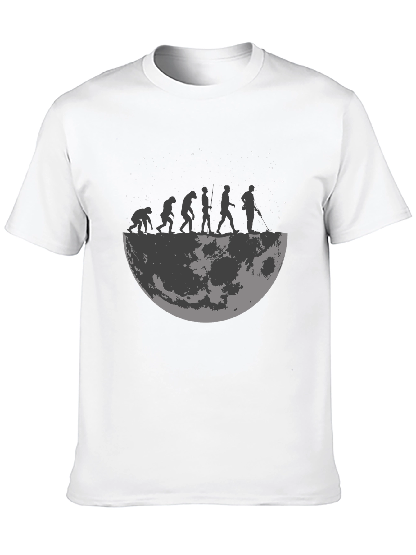 Evolution on the Moon Graphic T-Shirt