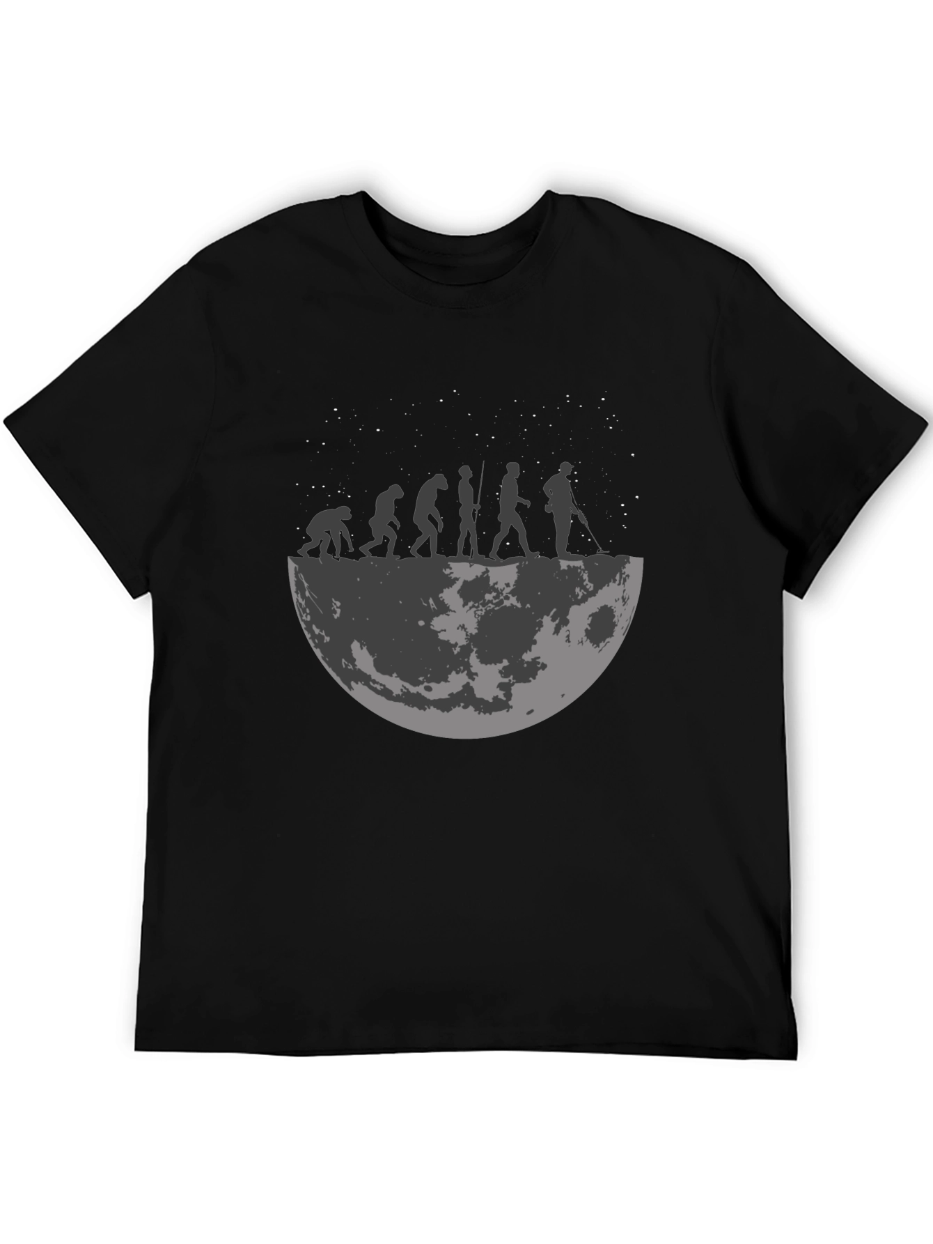 Evolution on the Moon Graphic T-Shirt
