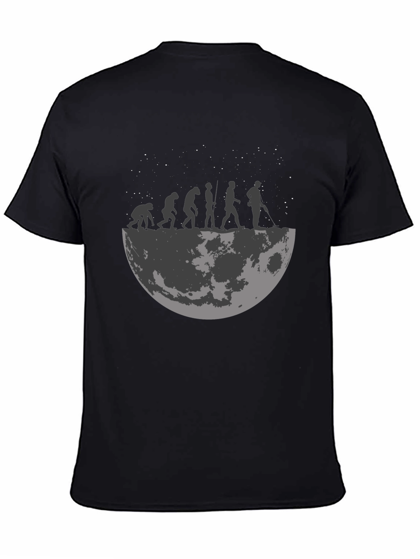 Evolution on the Moon Graphic T-Shirt