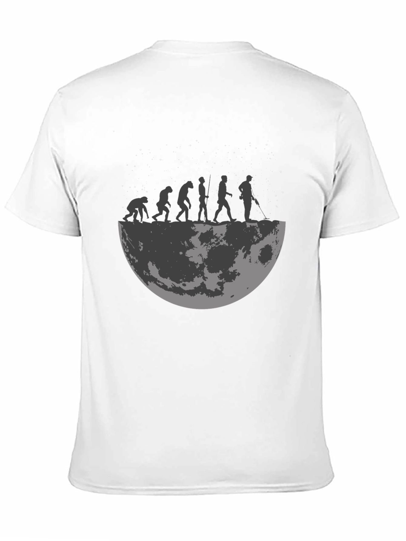 Evolution on the Moon Graphic T-Shirt