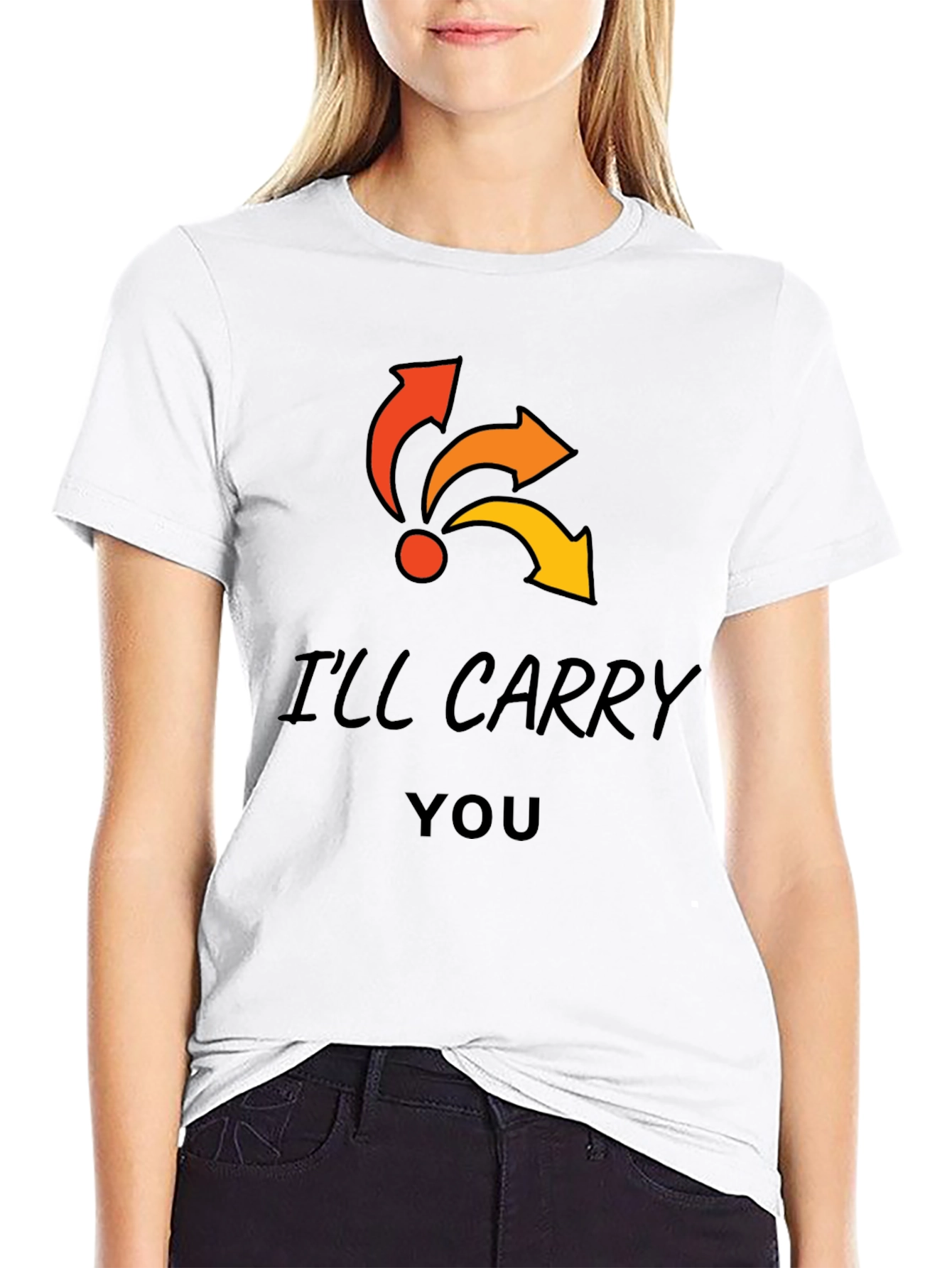 Ill Carry You T-Shirt - Funny Gaming Tee