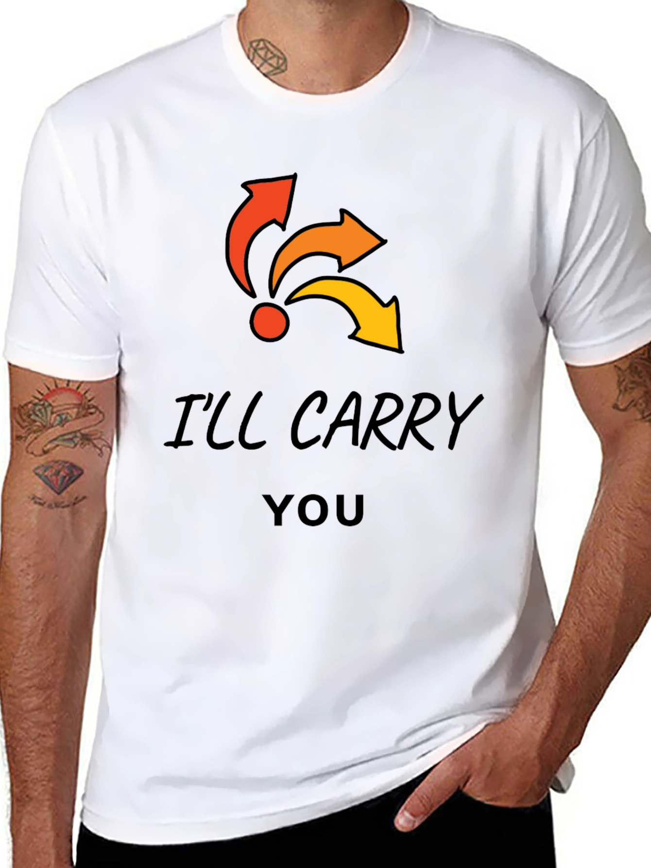 Ill Carry You T-Shirt - Funny Gaming Tee