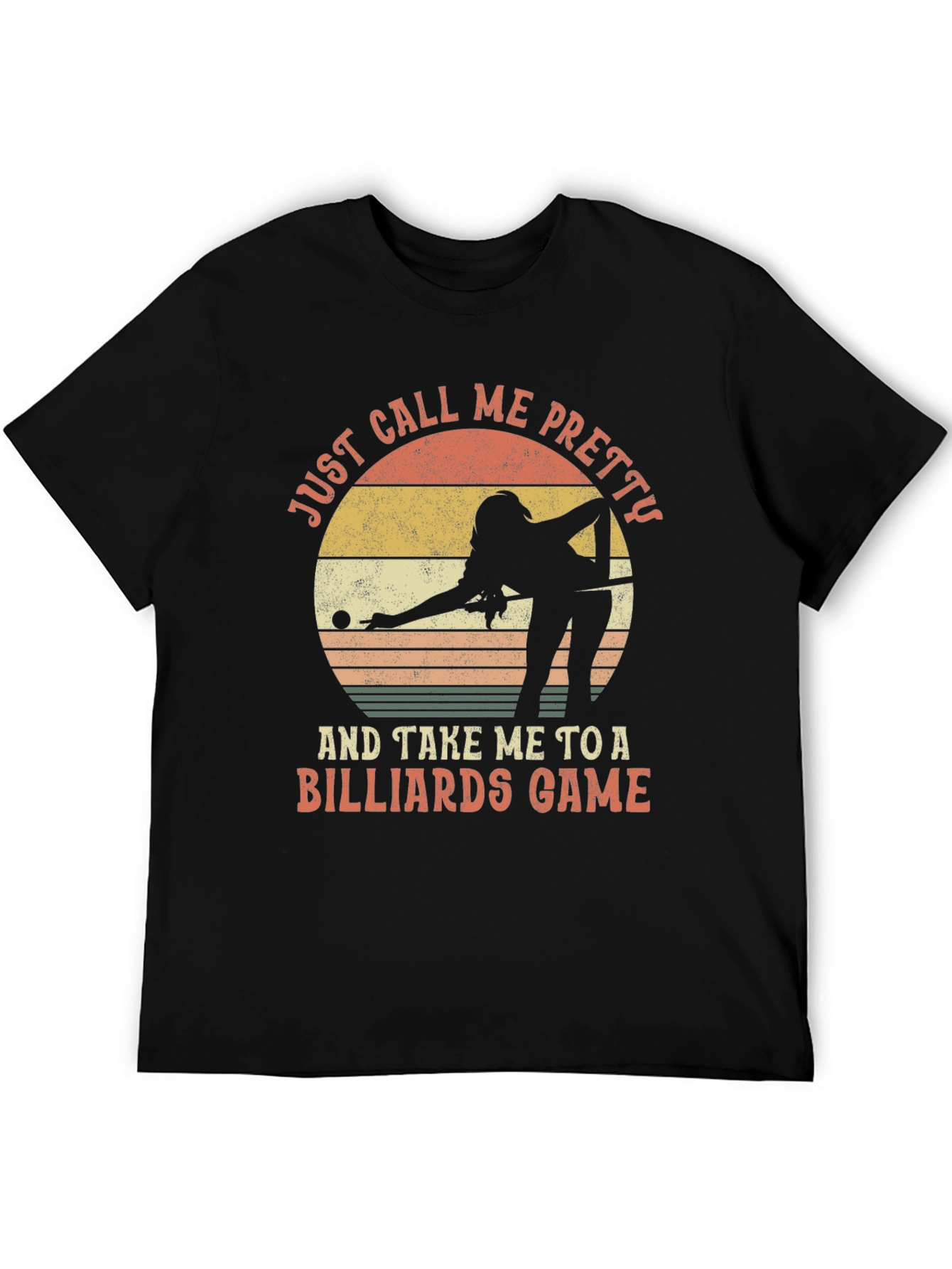 Billiards Player Graphic Tee - Just Call Me Pretty