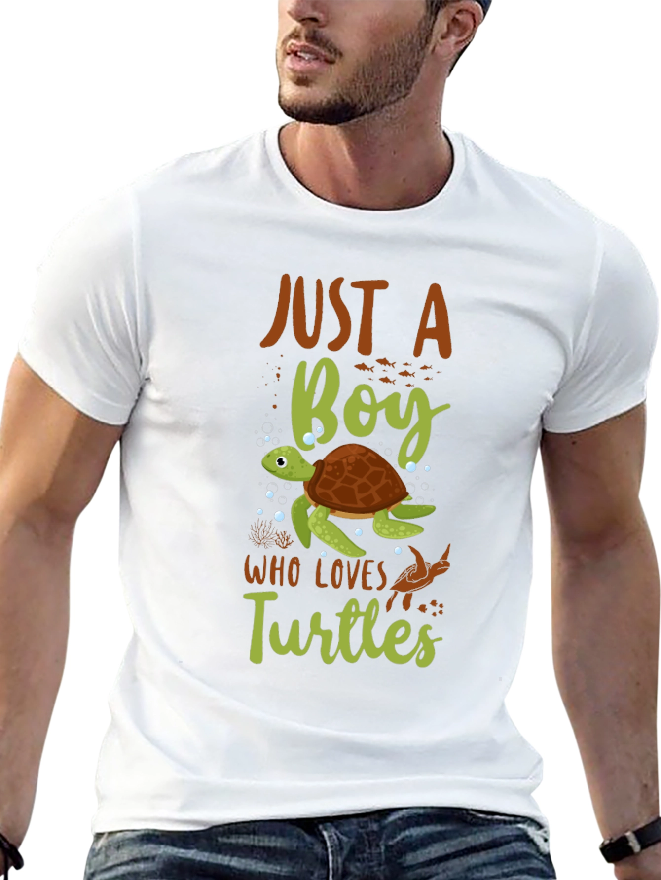 Just a Boy Who Loves Turtles T-Shirt