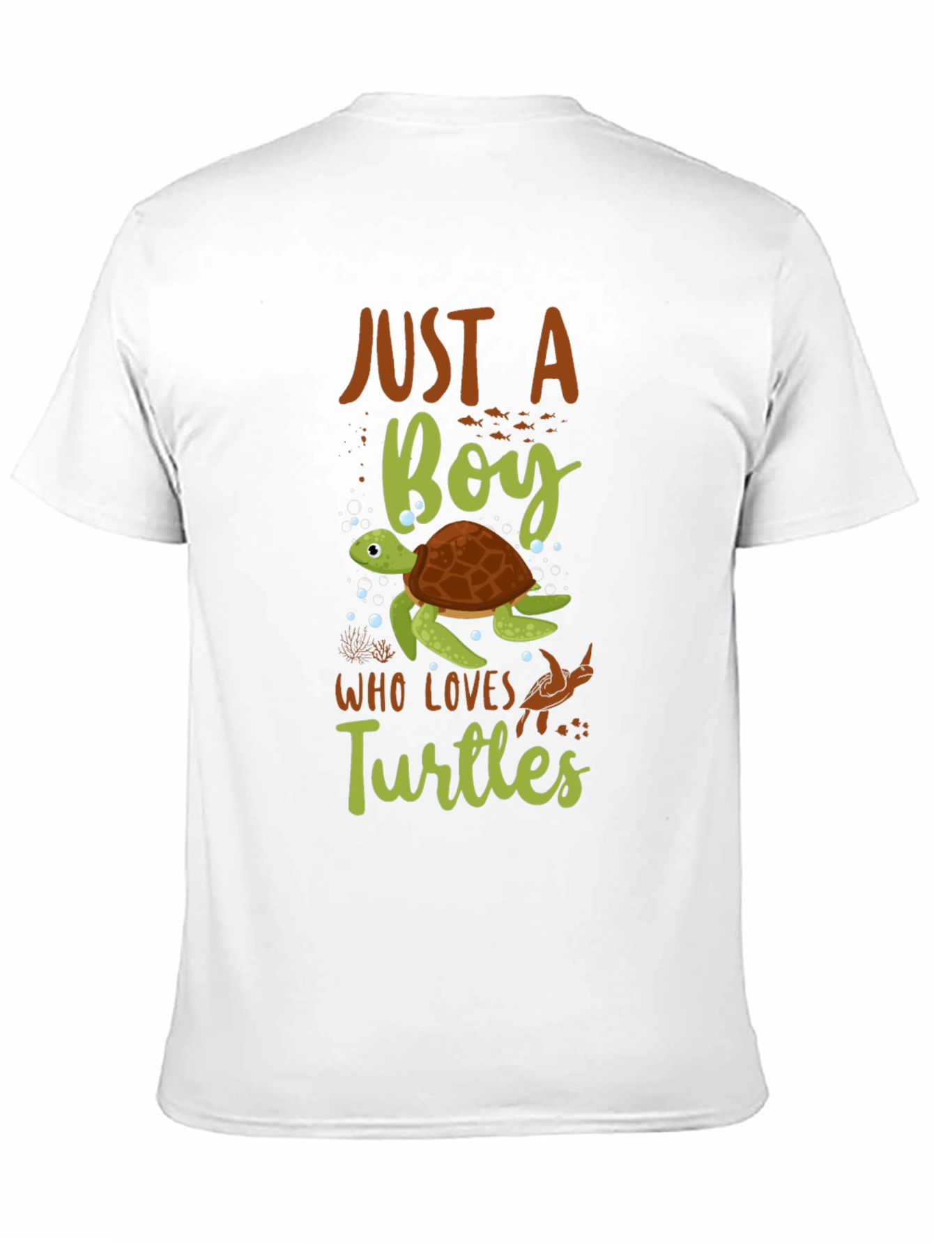 Just a Boy Who Loves Turtles T-Shirt