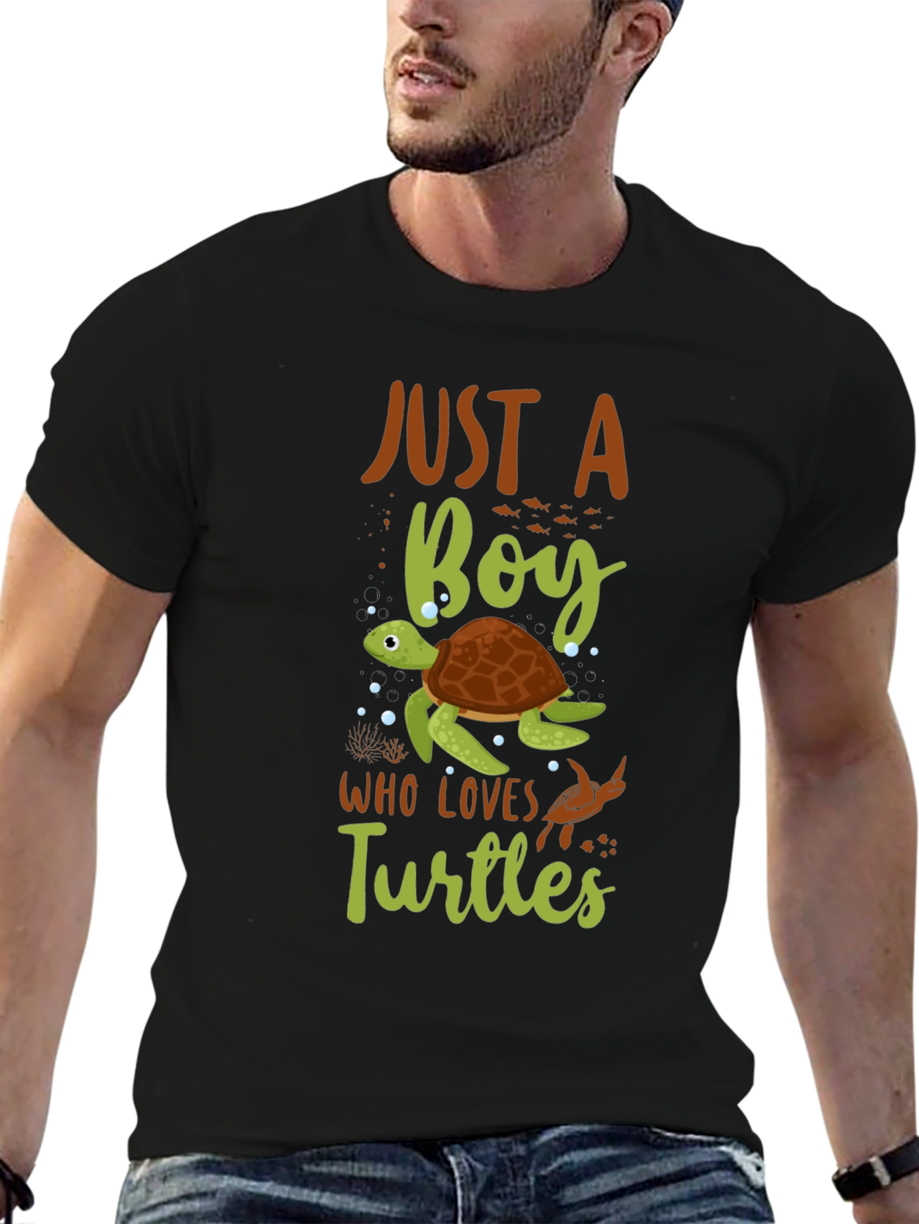 Just a Boy Who Loves Turtles T-Shirt