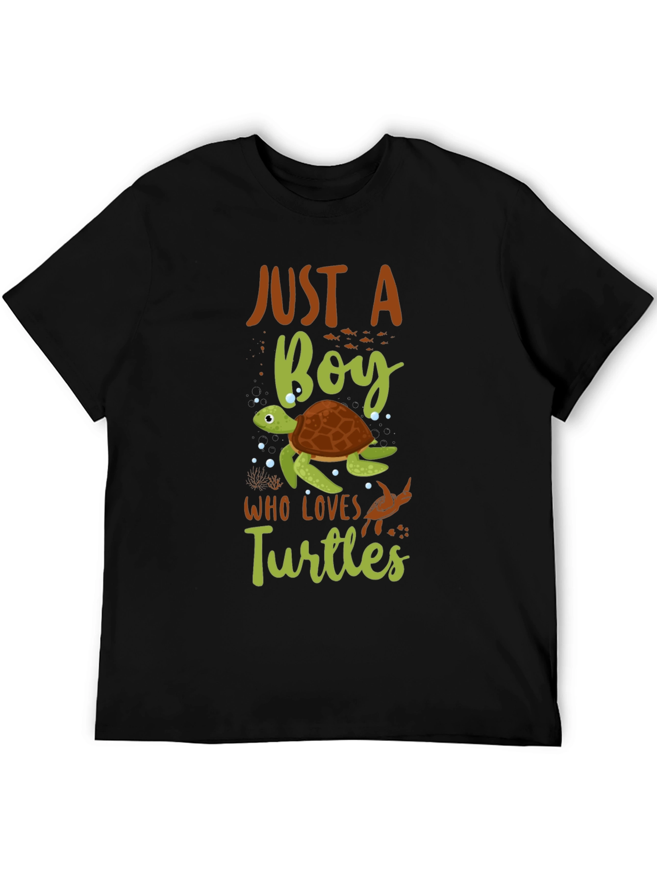 Just a Boy Who Loves Turtles T-Shirt