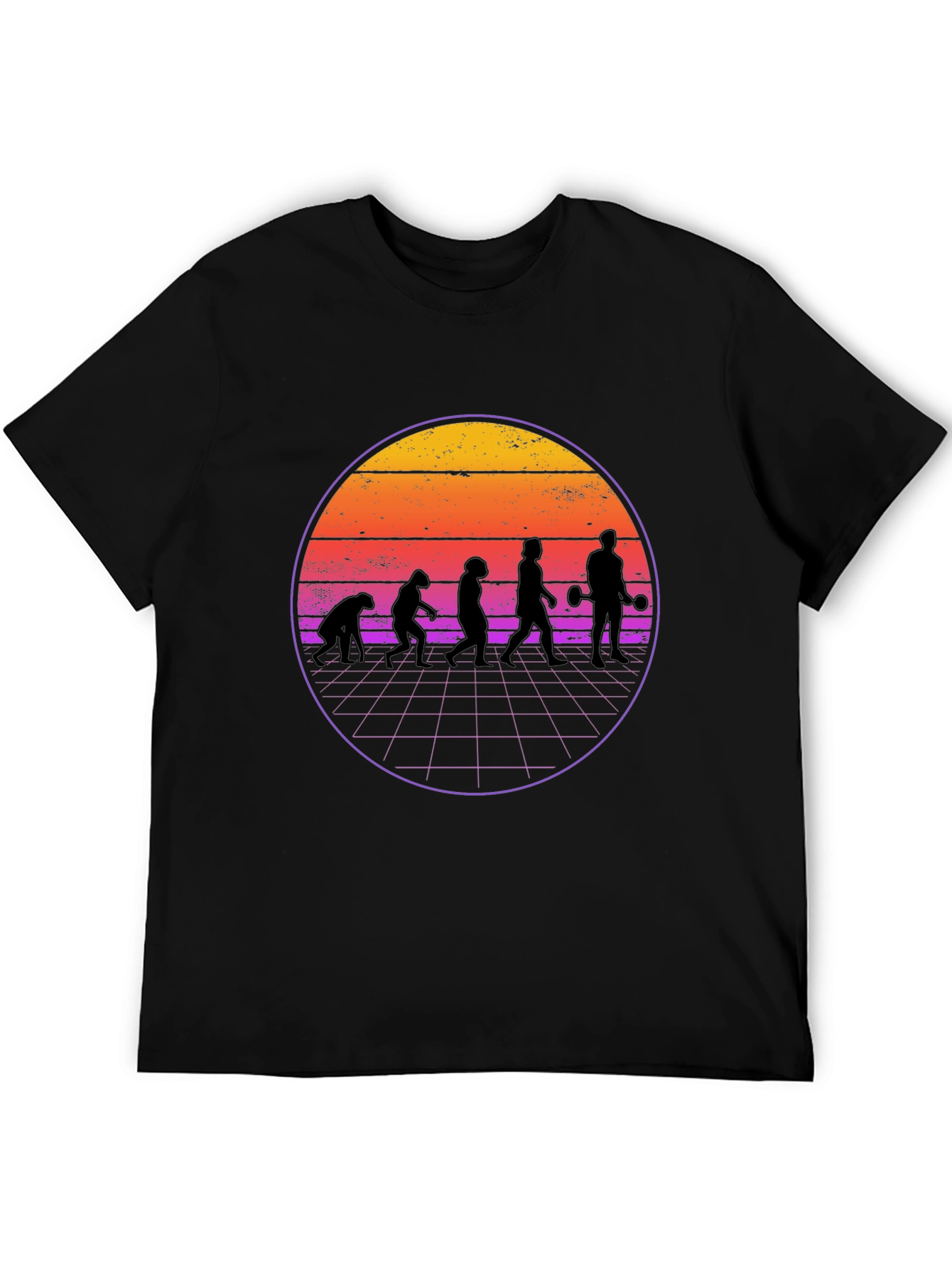 Evolution Workout T-Shirt - Retro Style
