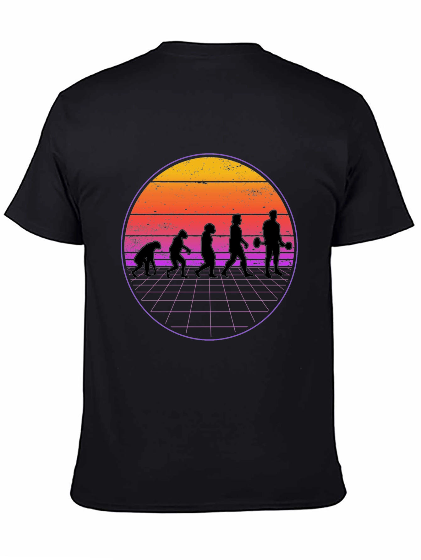 Evolution Workout T-Shirt - Retro Style