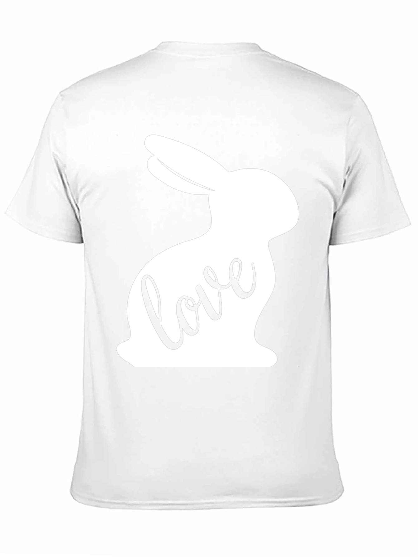 Love Bunny Easter T-Shirt - Black