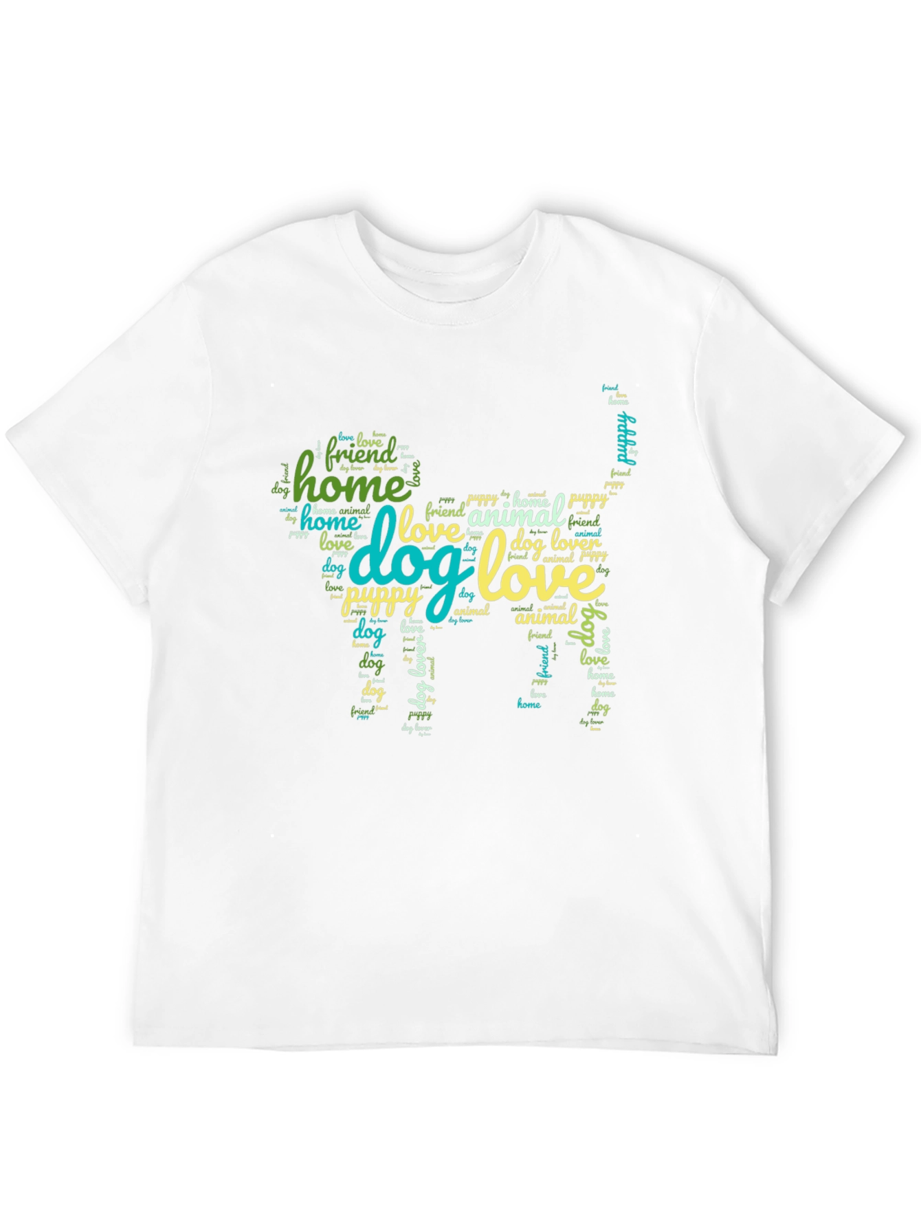 Dog Word Art Graphic T-Shirt