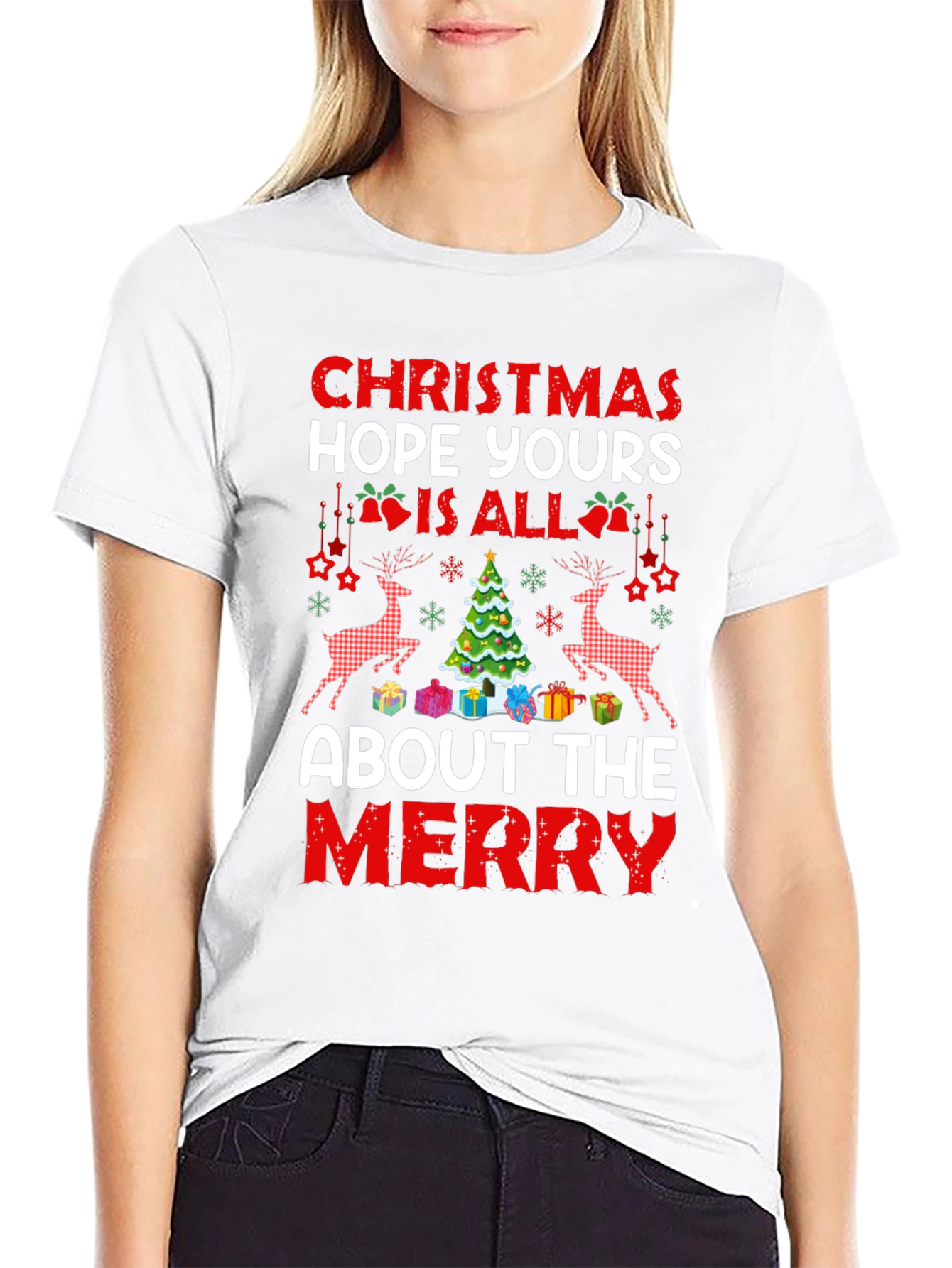 Christmas Hope Yours Is All About The Merry T-Shirt