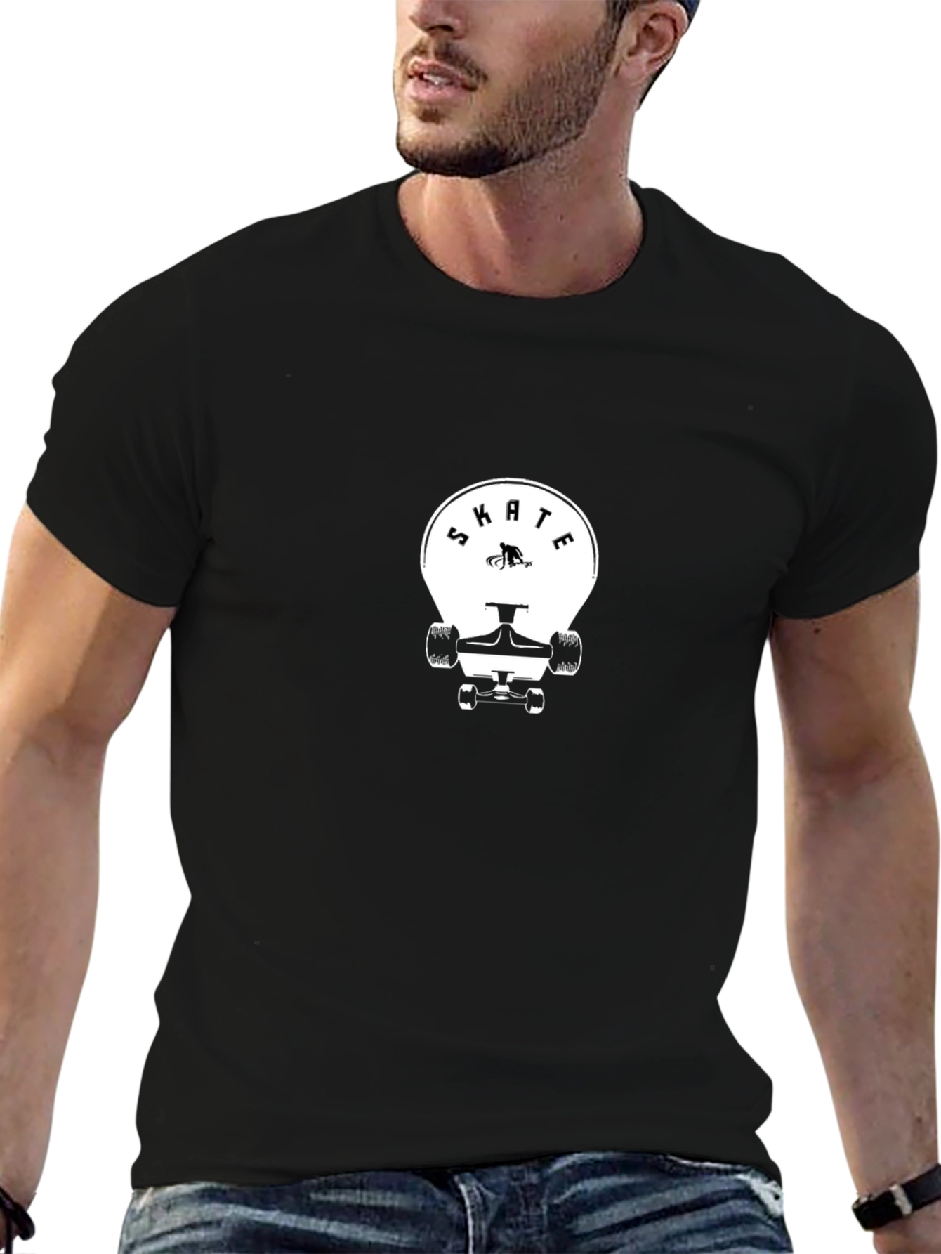 Skate Graphic Black T-Shirt