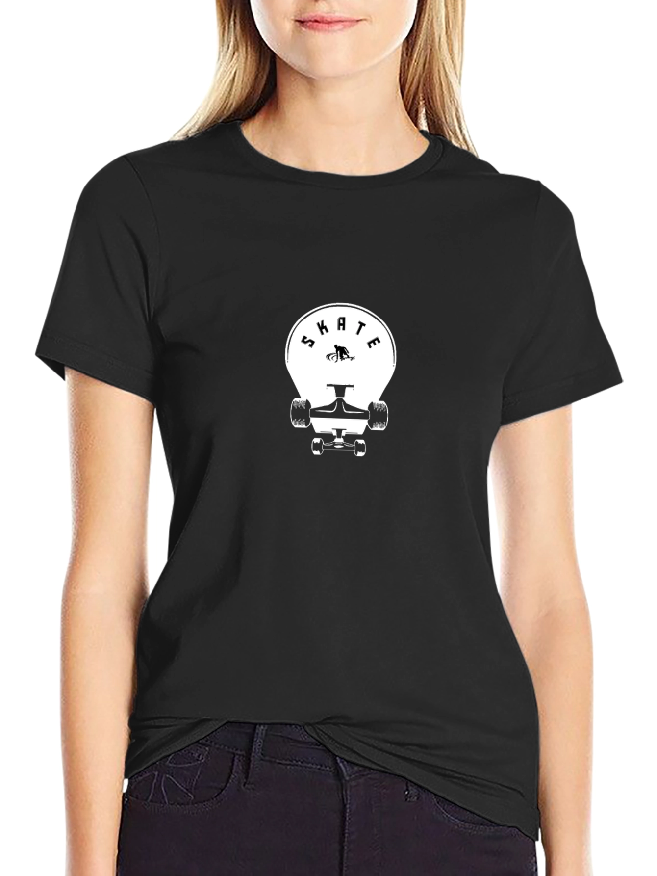 Skate Graphic Black T-Shirt