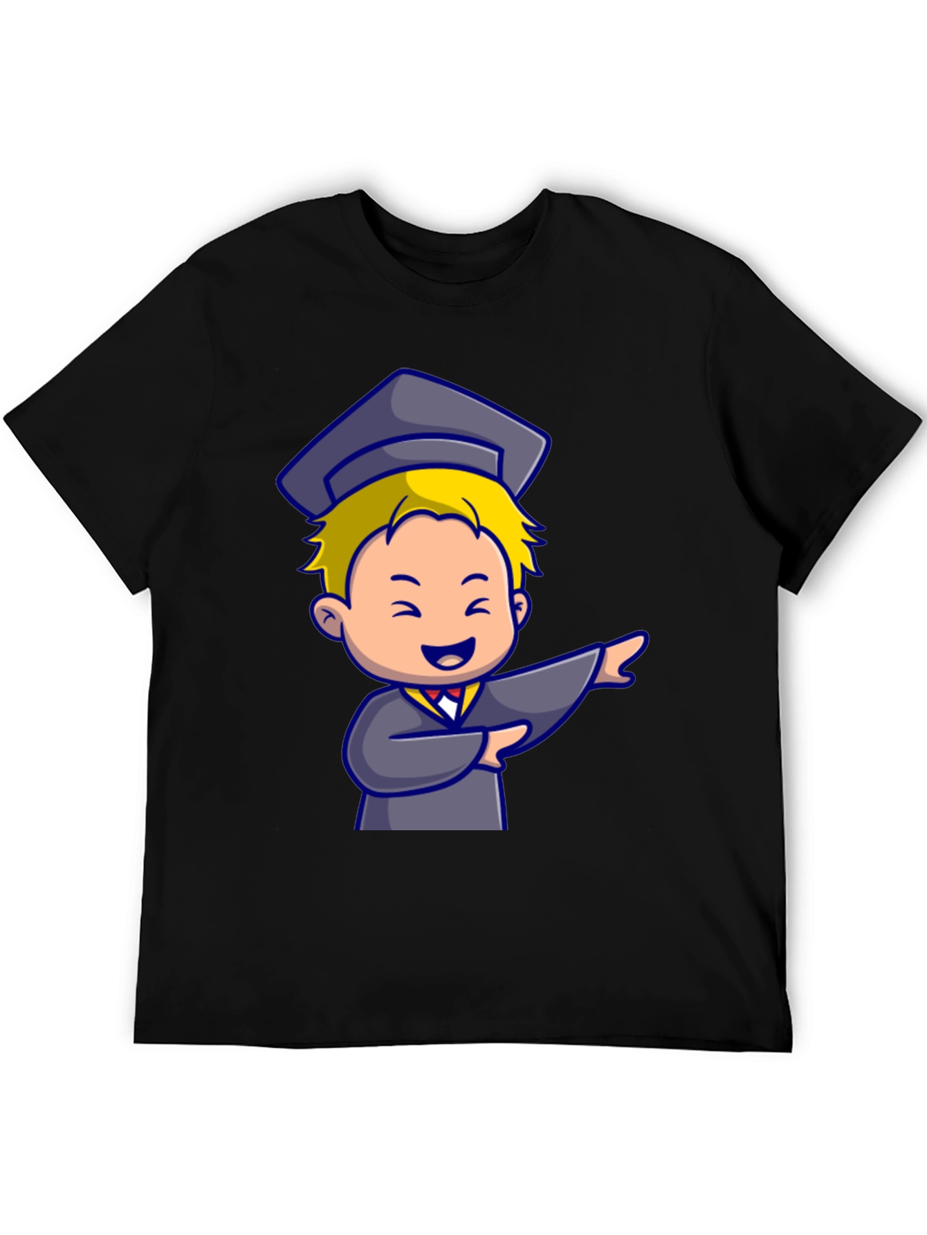 Graduation Cartoon Graphic T-Shirt