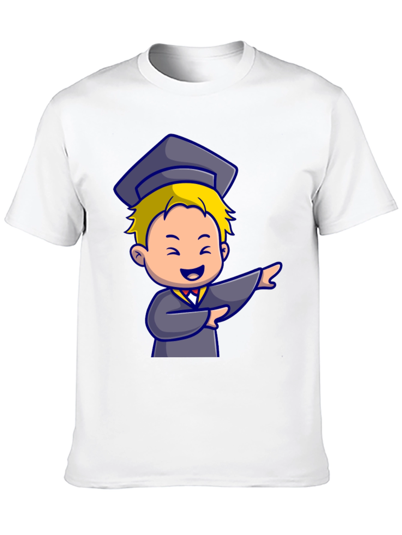 Graduation Cartoon Graphic T-Shirt