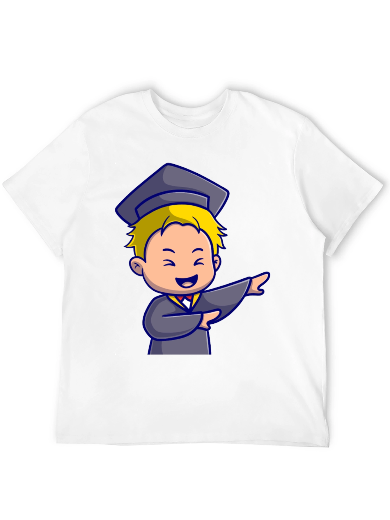 Graduation Cartoon Graphic T-Shirt