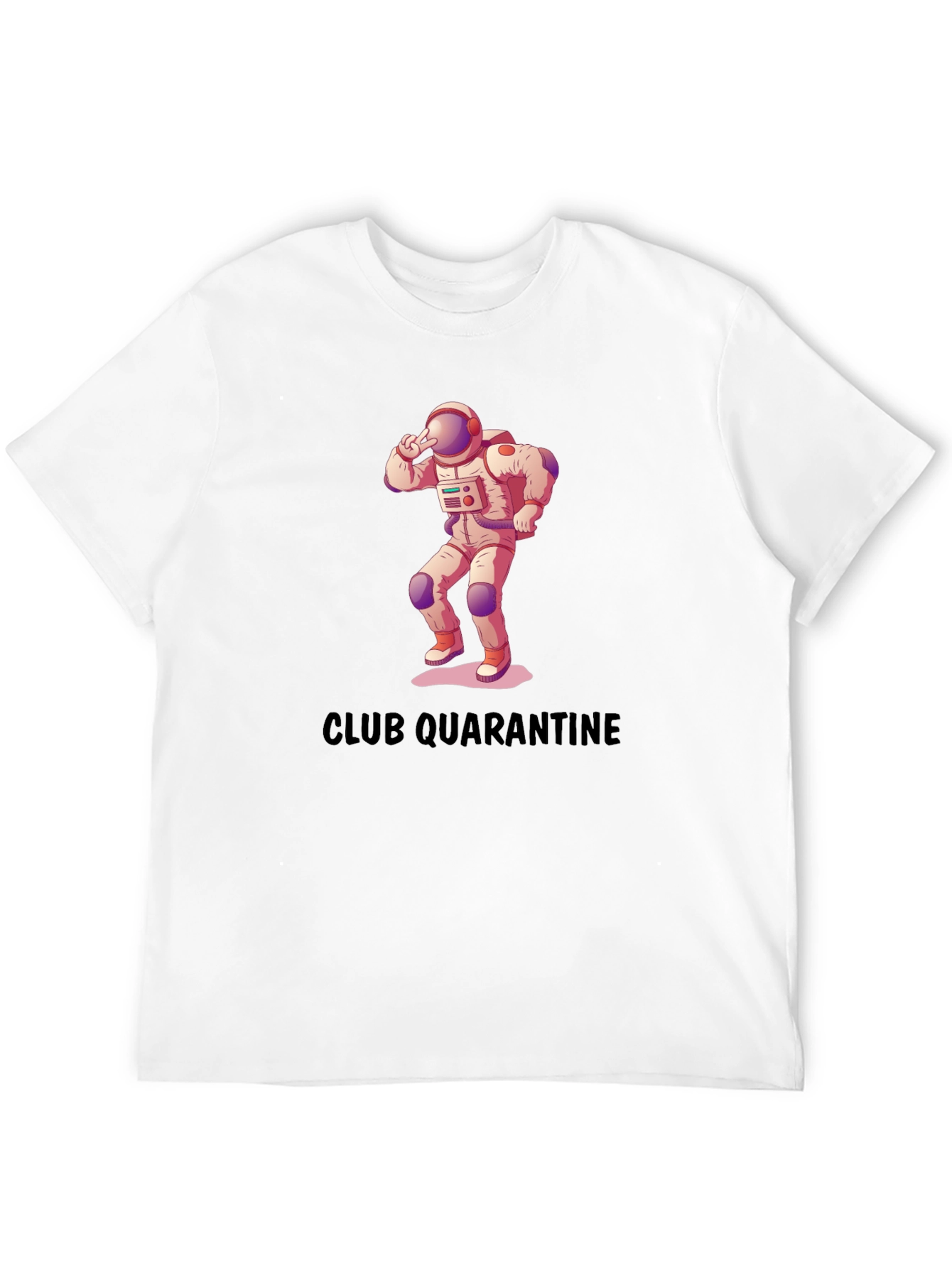 Club Quarantine Astronaut Graphic T-Shirt