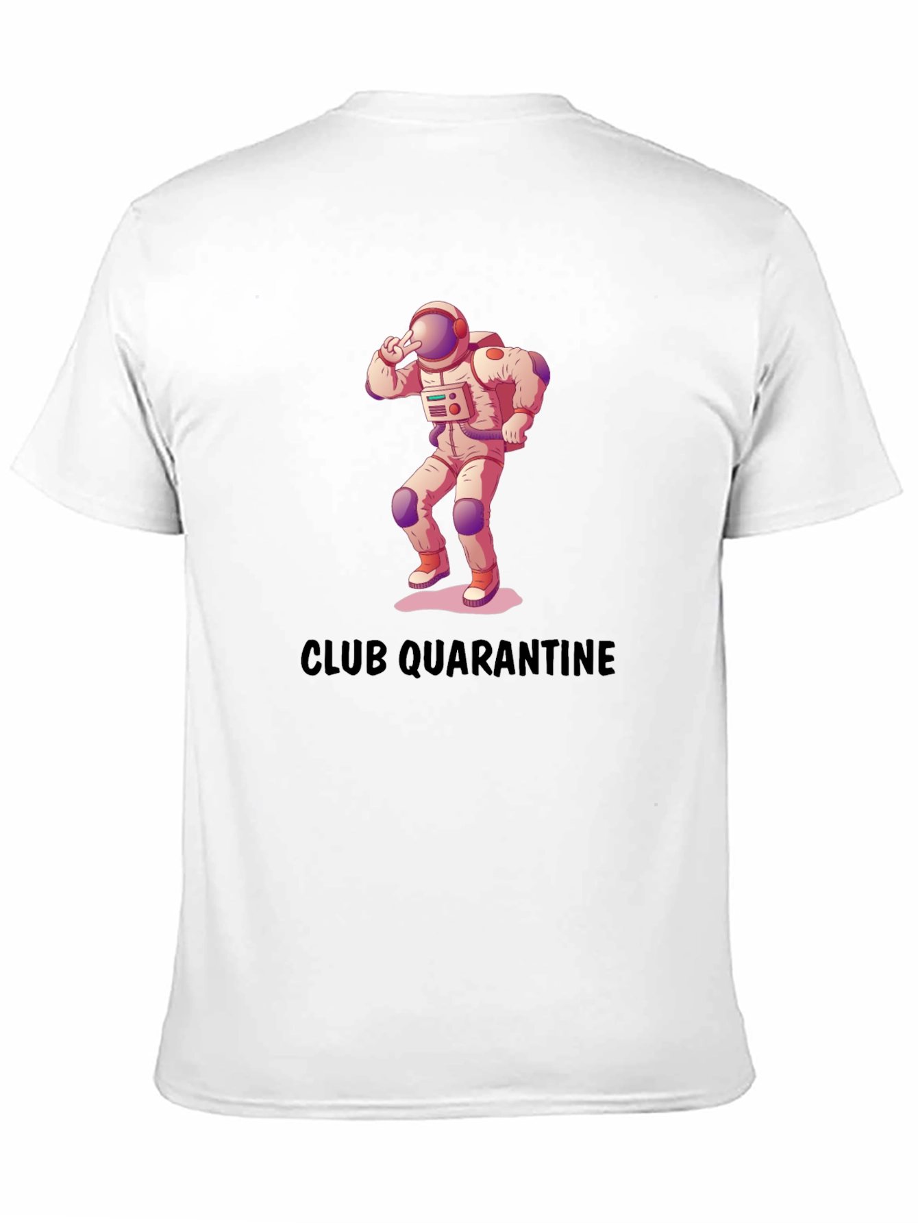 Club Quarantine Astronaut Graphic T-Shirt