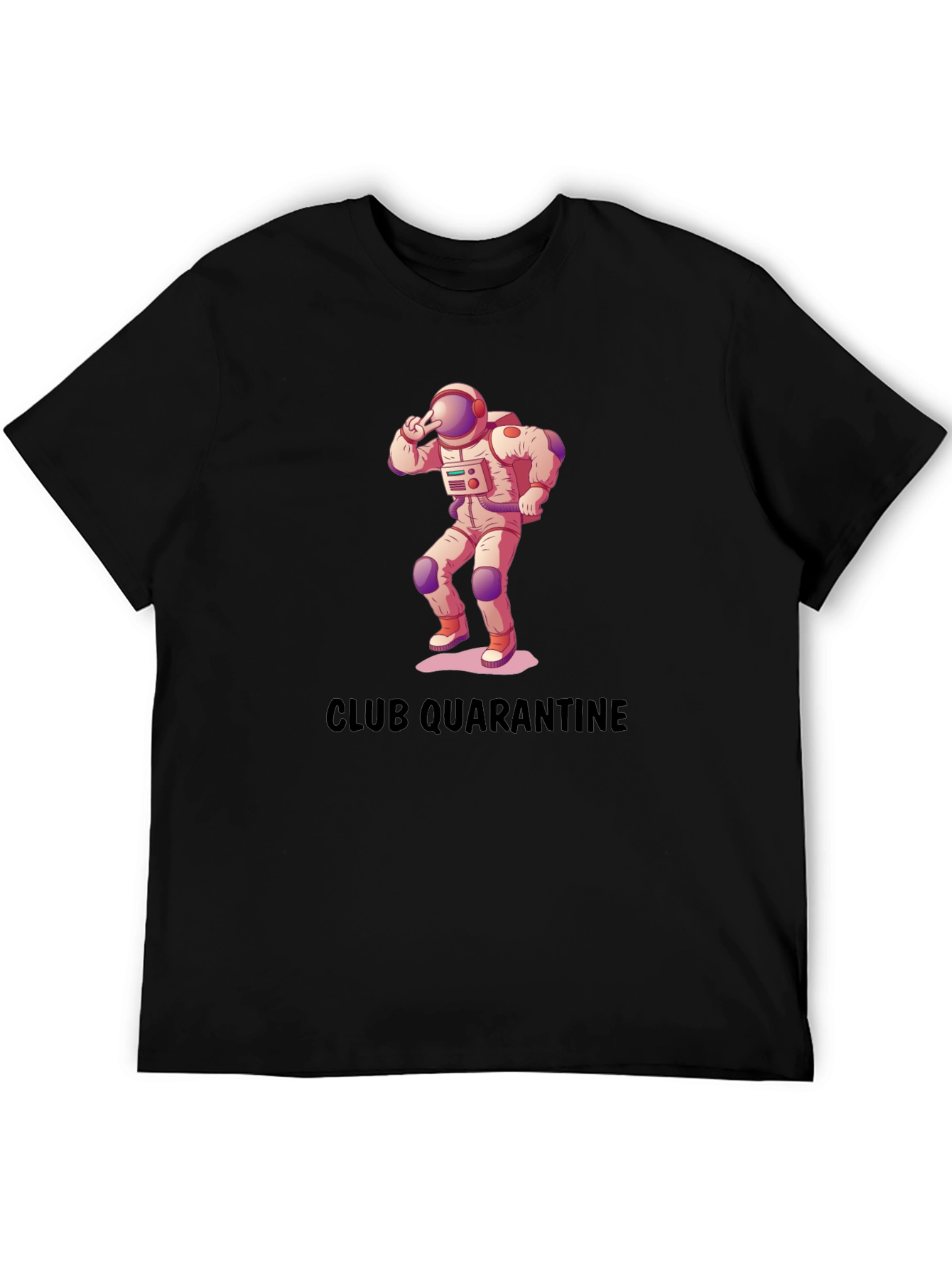 Club Quarantine Astronaut Graphic T-Shirt