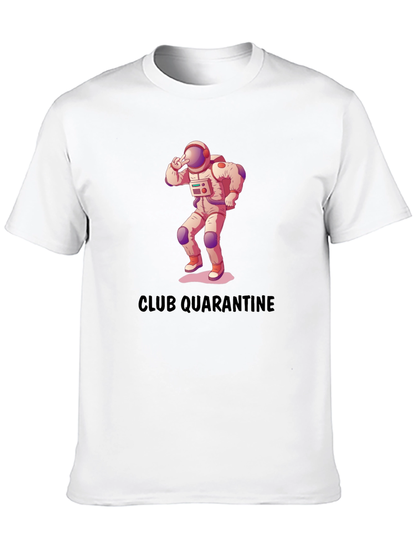 Club Quarantine Astronaut Graphic T-Shirt