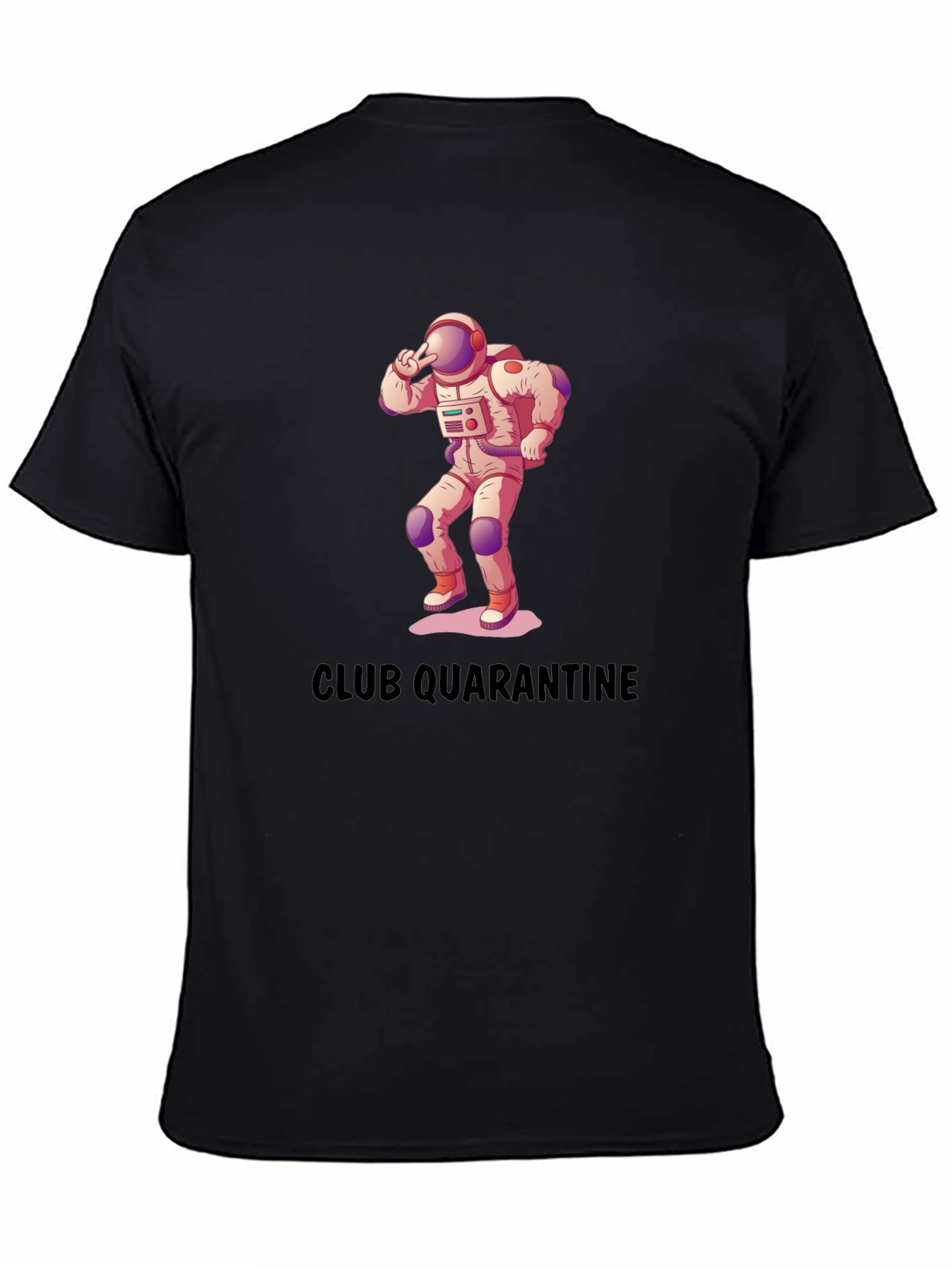 Club Quarantine Astronaut Graphic T-Shirt