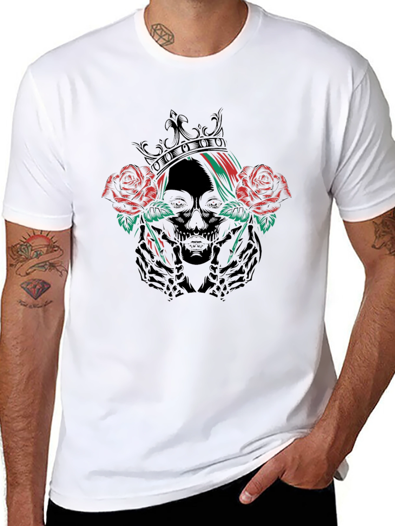Grim Reaper Rose Crown T-Shirt