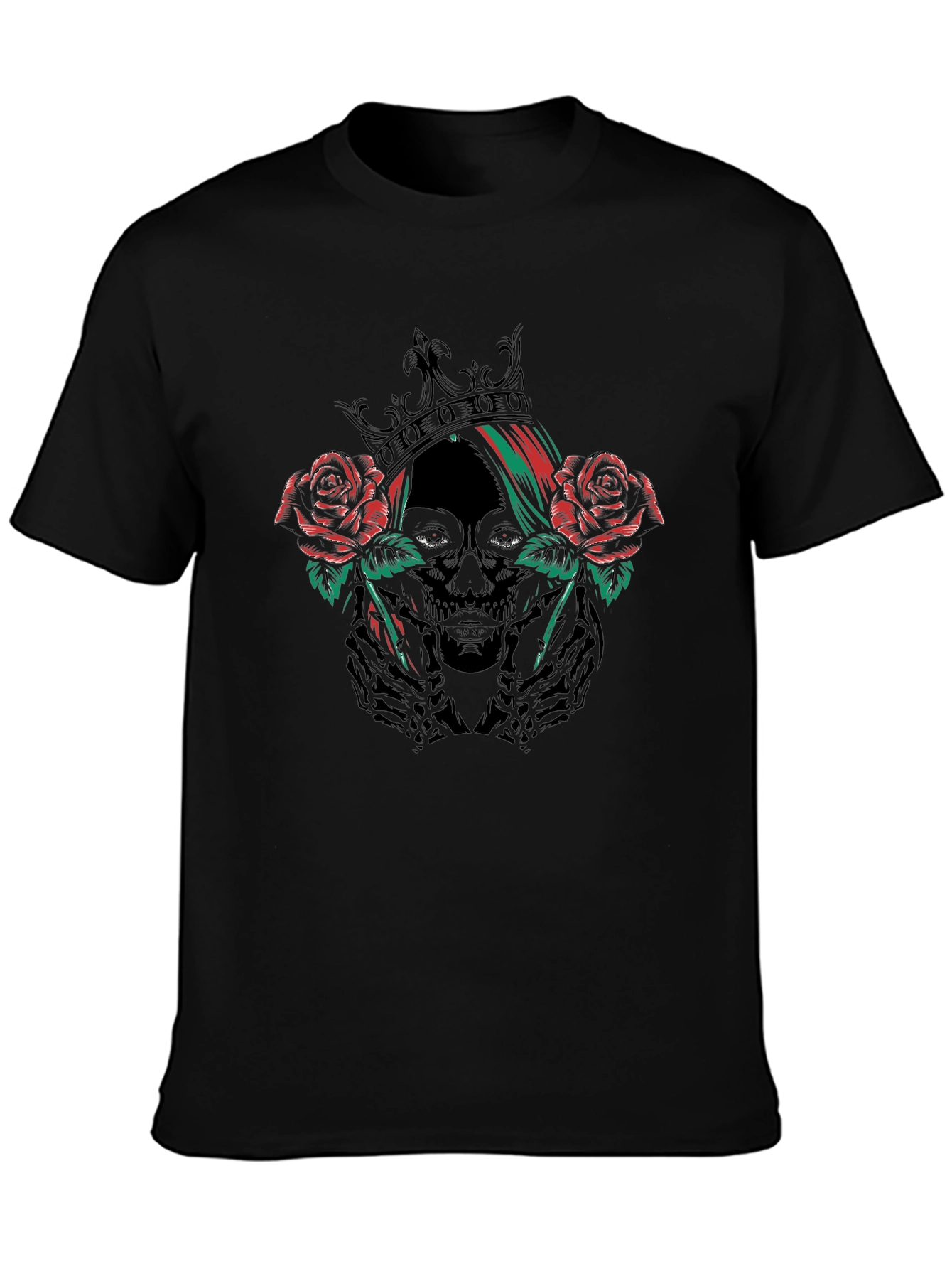 Grim Reaper Rose Crown T-Shirt