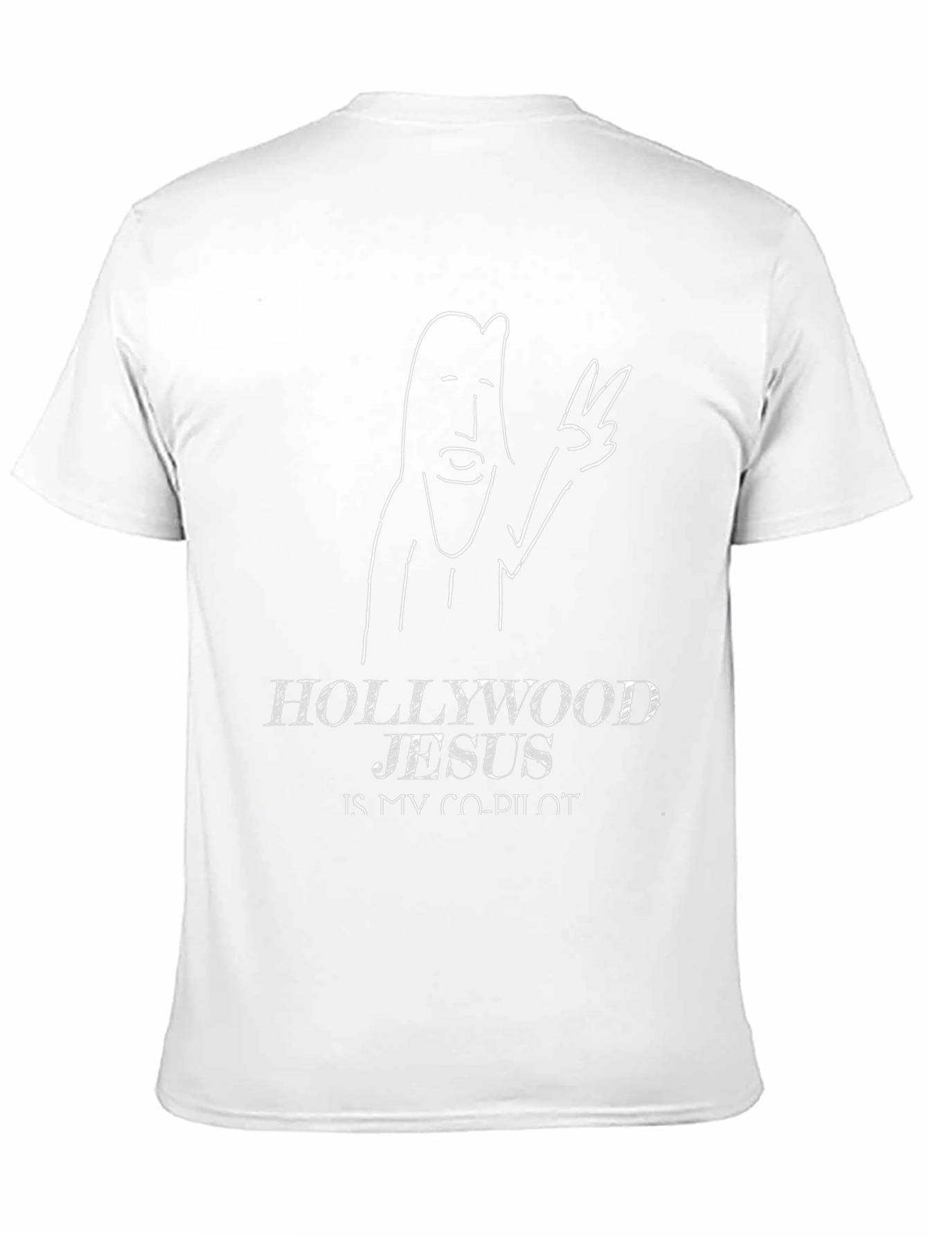 Hollywood Jesus T-Shirt - Co-Pilot Funny Graphic Tee
