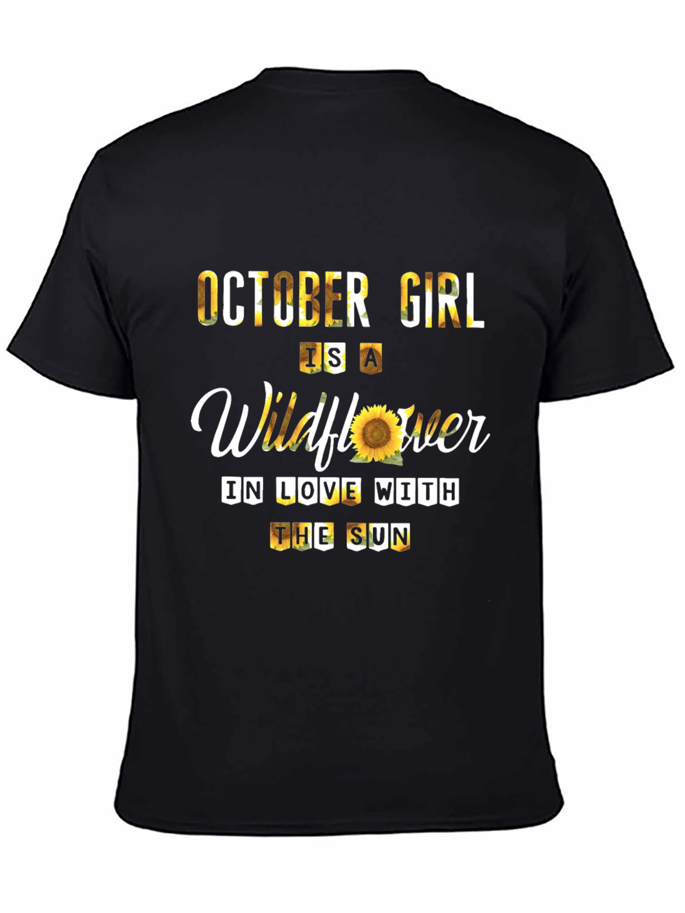 October Girl Wildflower Graphic Tee - Trendy Fall Fashion