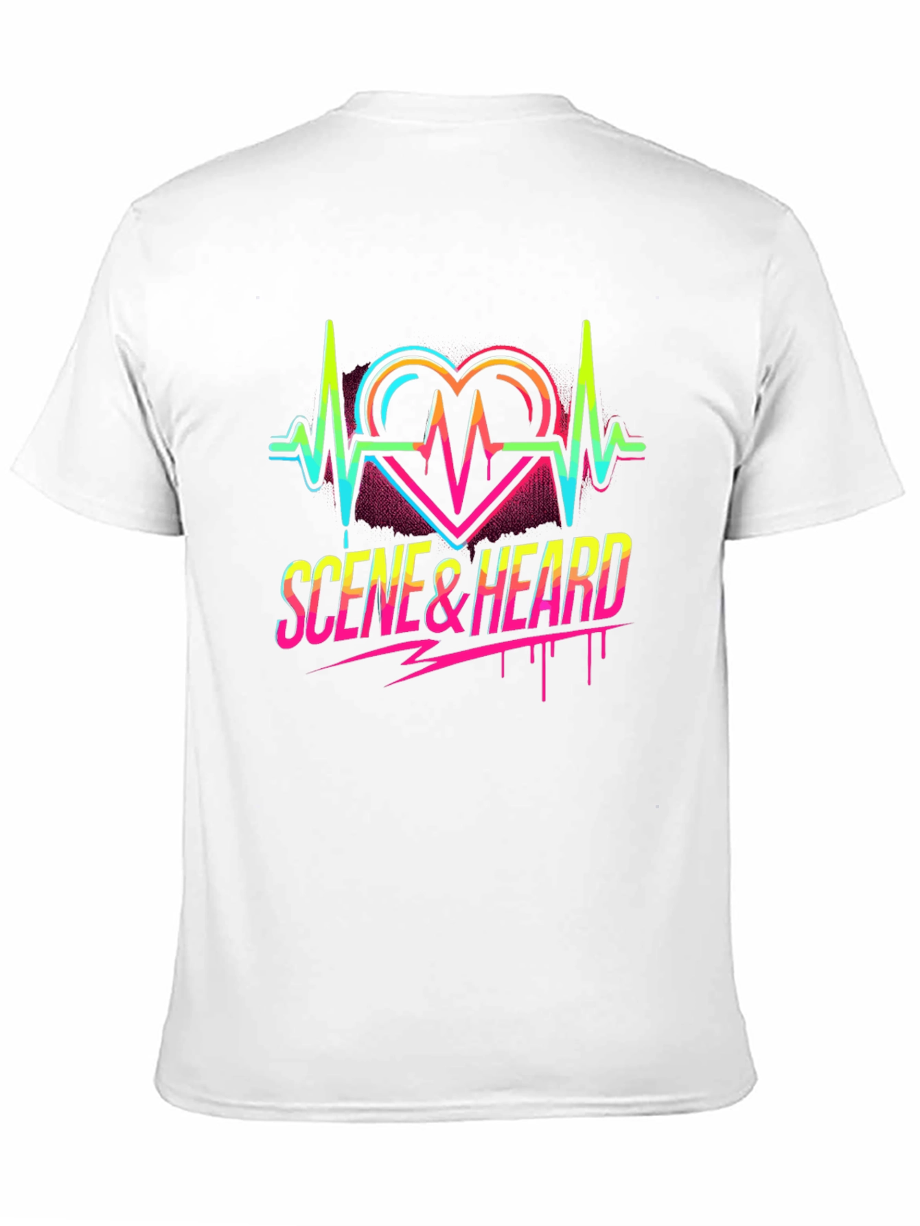 Scene & Heard Graphic Tee - Black Cotton