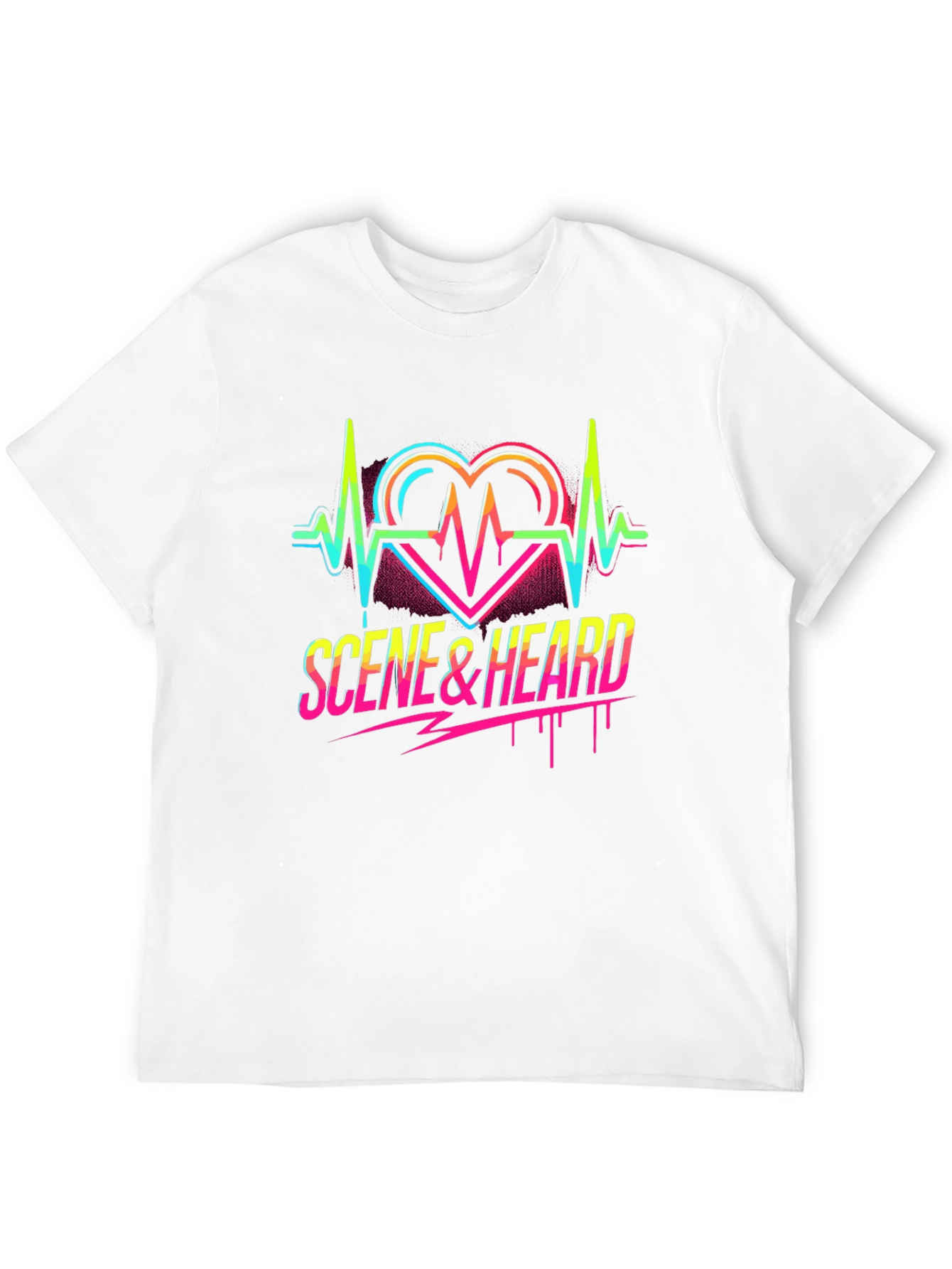 Scene & Heard Graphic Tee - Black Cotton