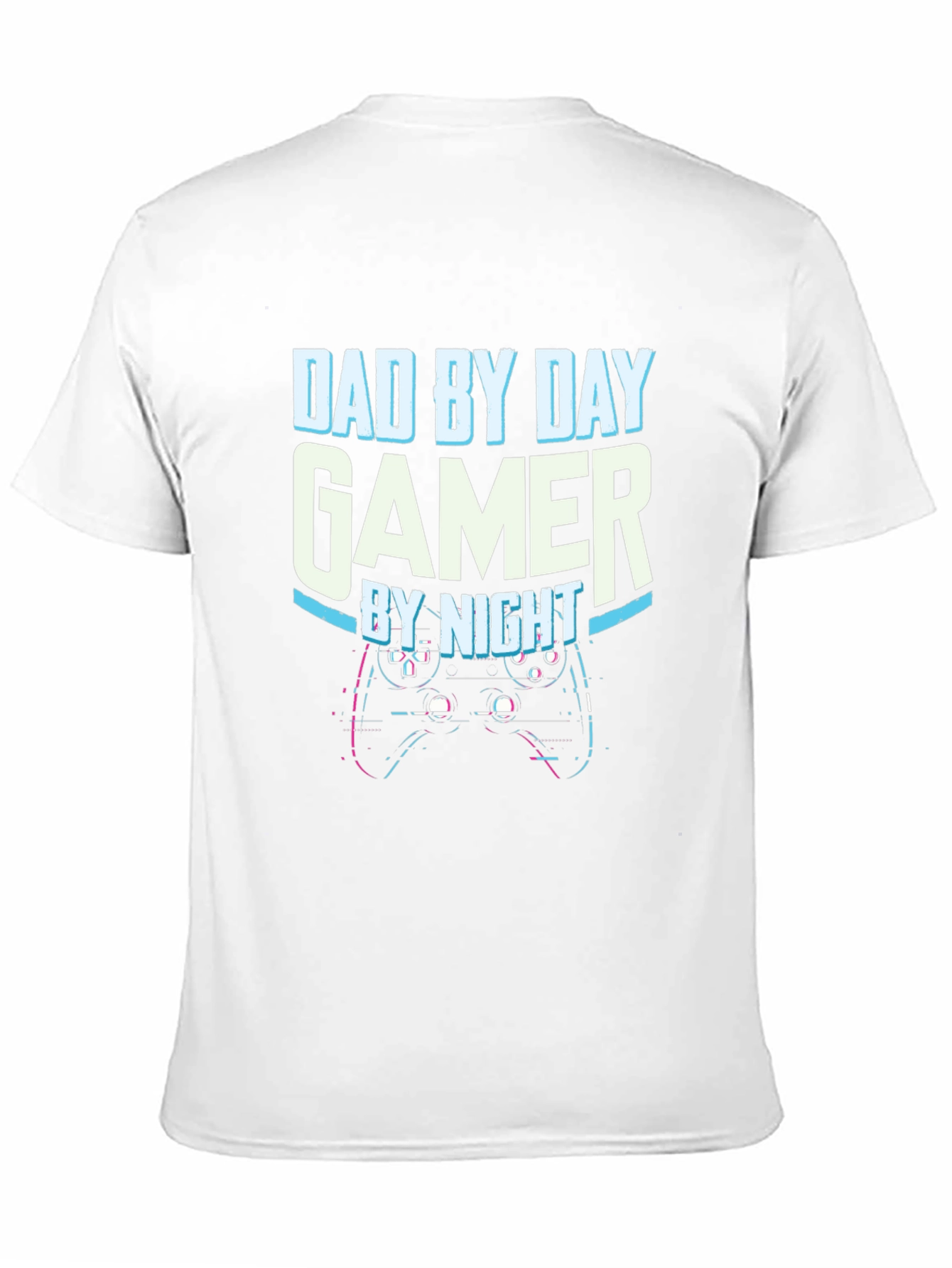 Dad By Day Gamer By Night Black T-Shirt