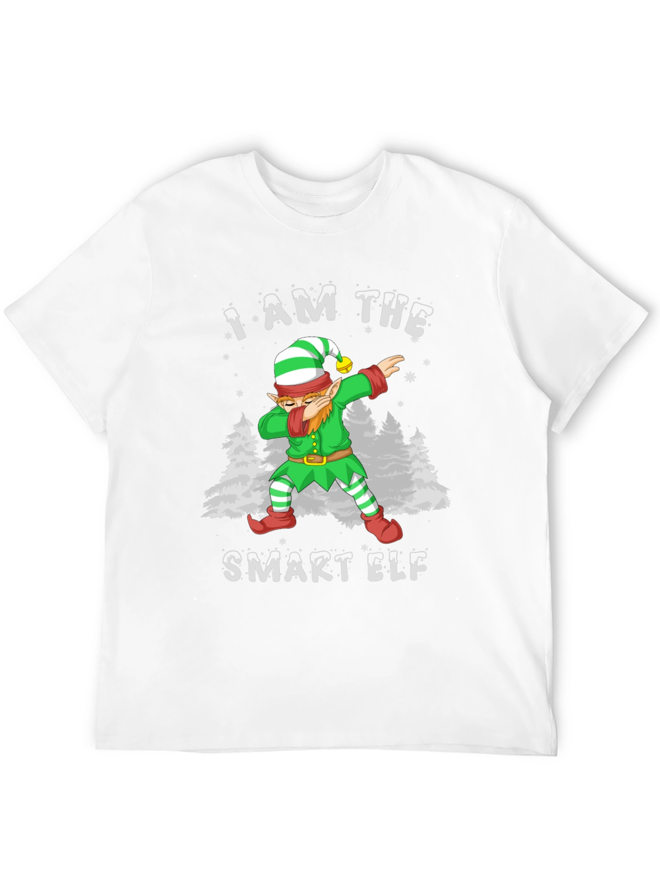 I AM THE SMART ELF Dabbing Christmas T-Shirt
