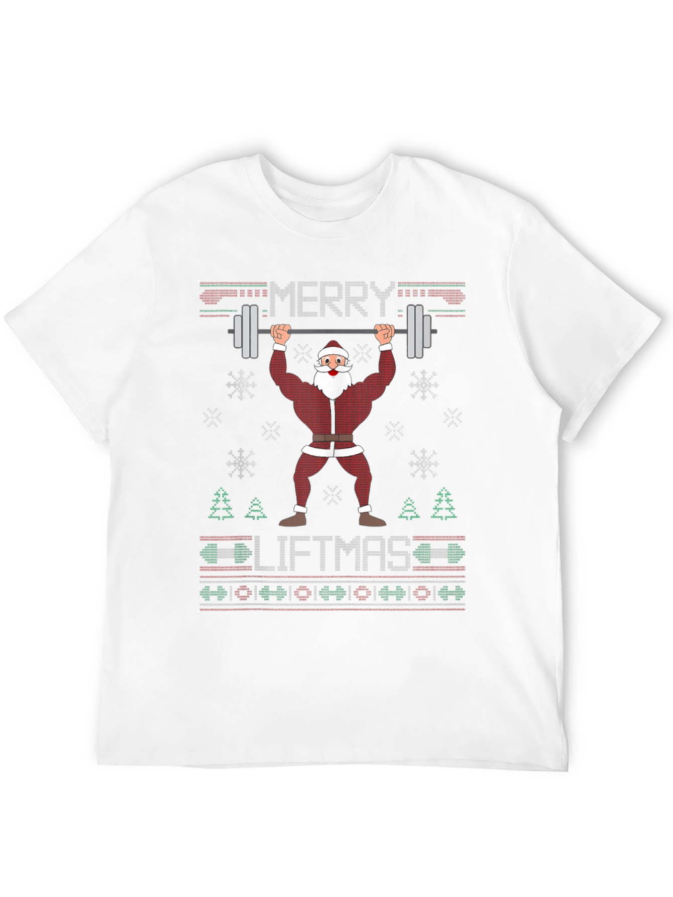 Merry Liftmas Santa Gym T-Shirt