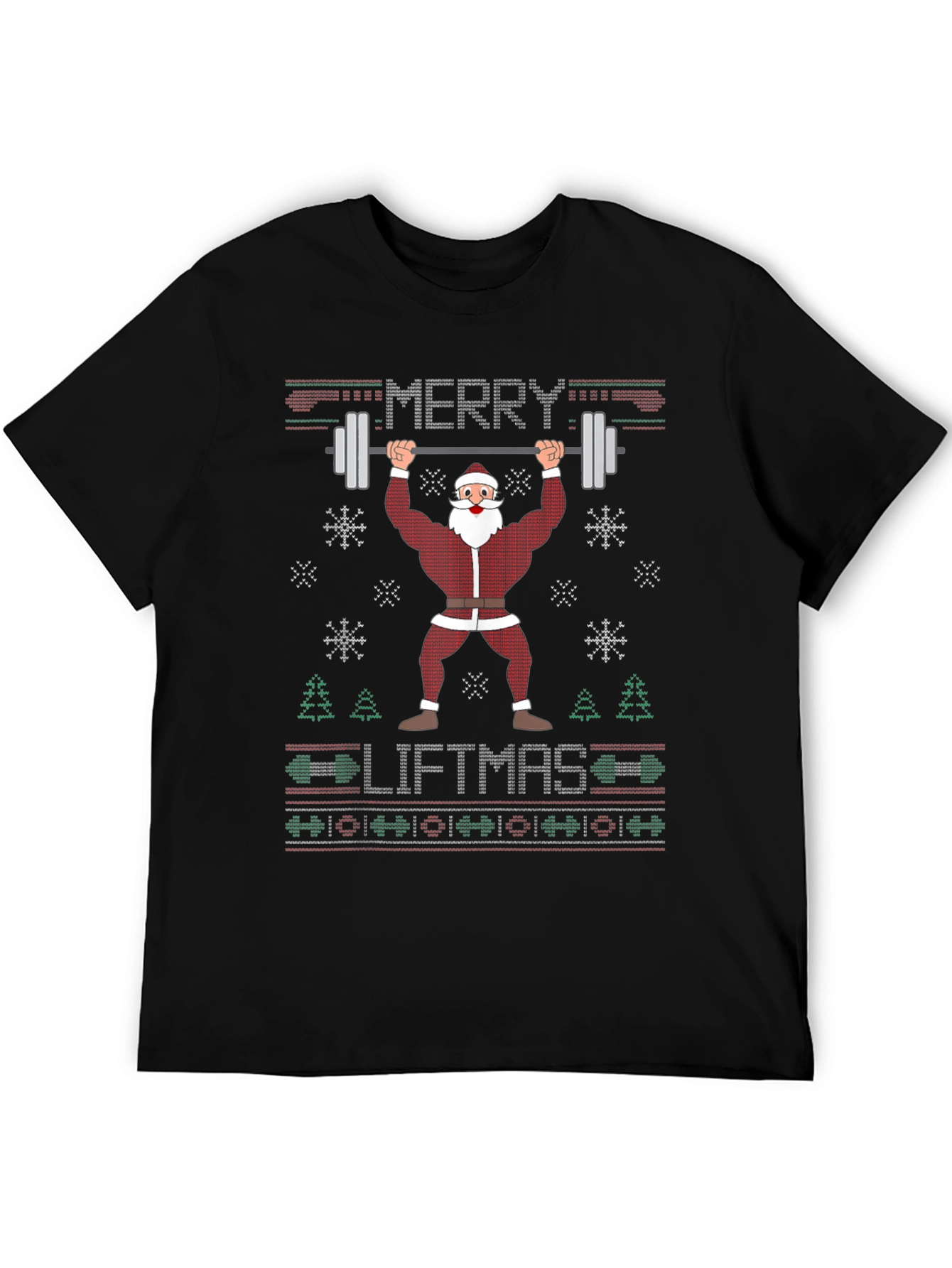 Merry Liftmas Santa Gym T-Shirt