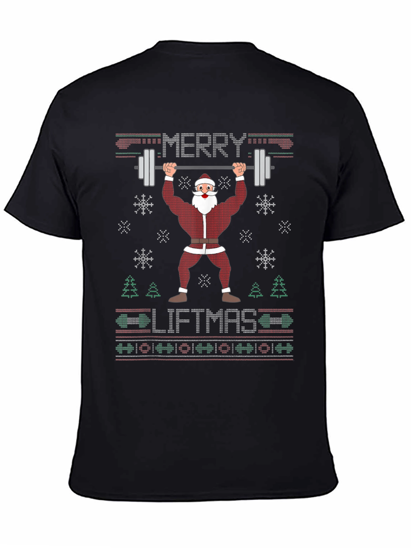 Merry Liftmas Santa Gym T-Shirt