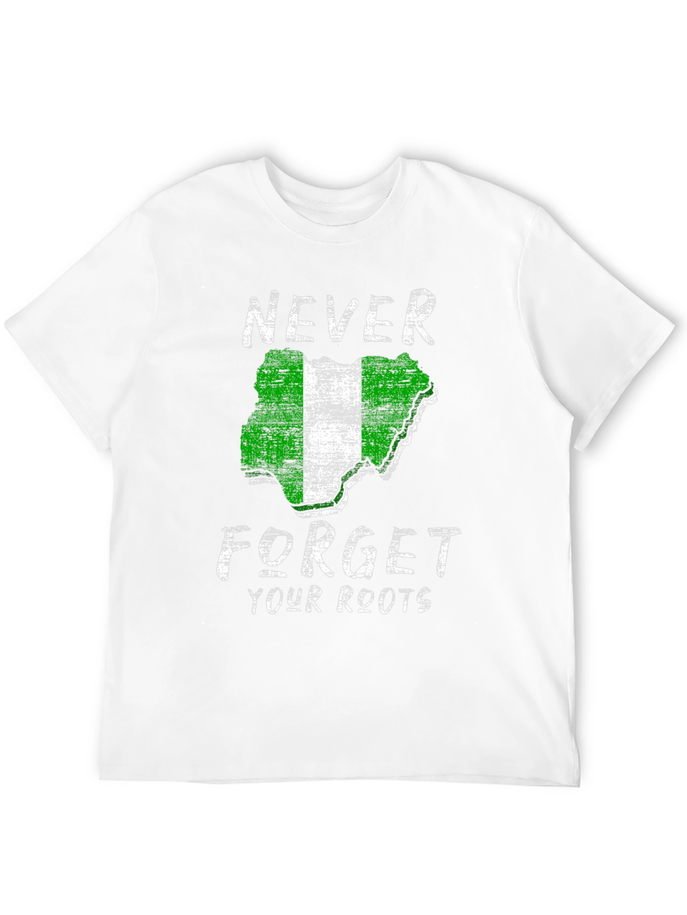 Nigeria Roots T-Shirt - Black Pride Tee