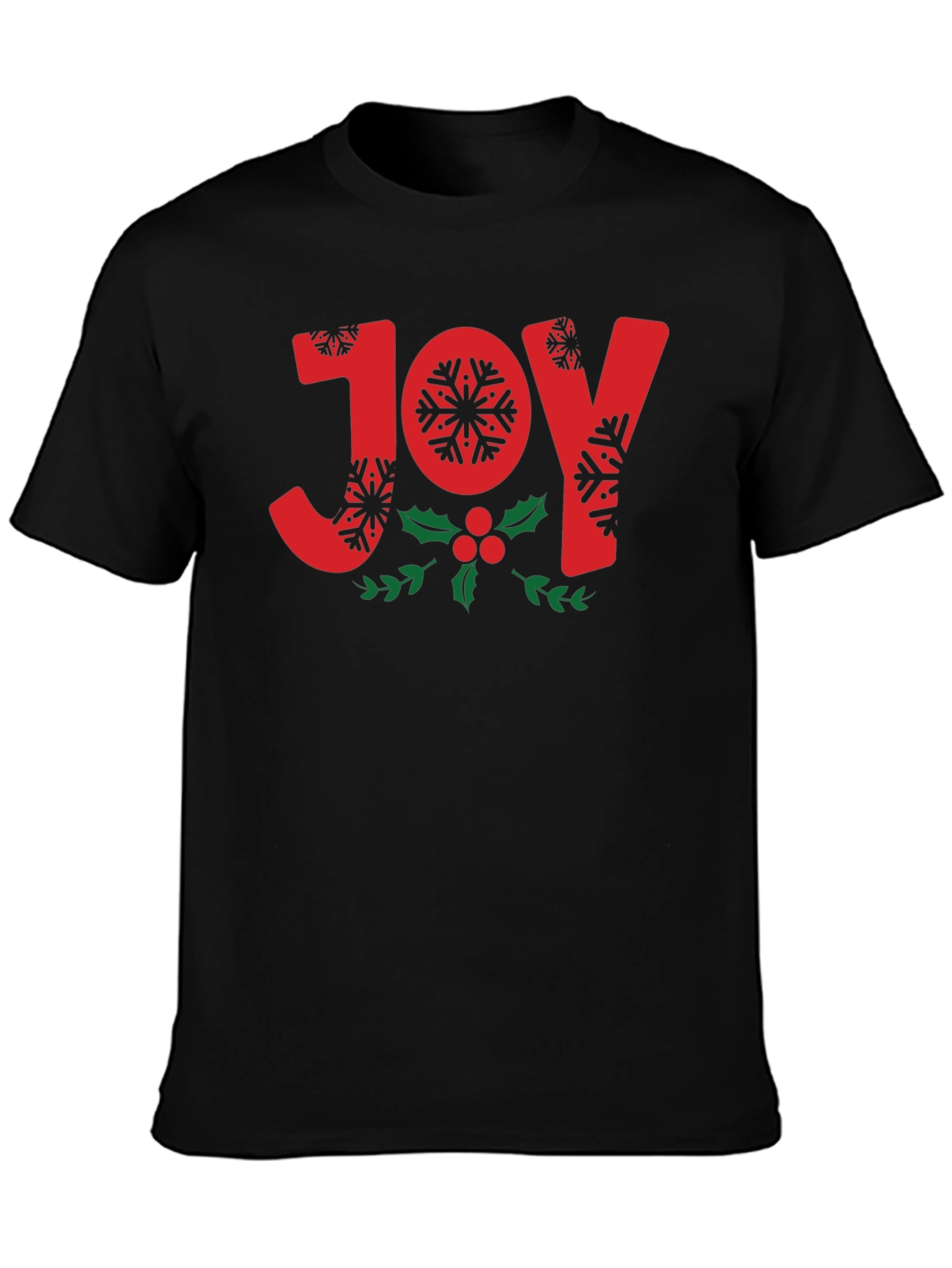 Joy Snowflake Holiday T-Shirt
