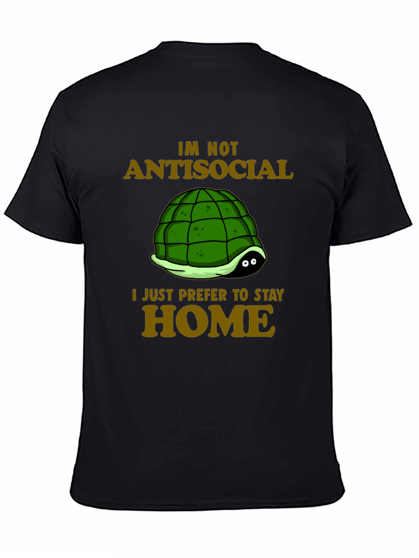 Introvert Turtle T-Shirt - Antisocial Stay Home Humor
