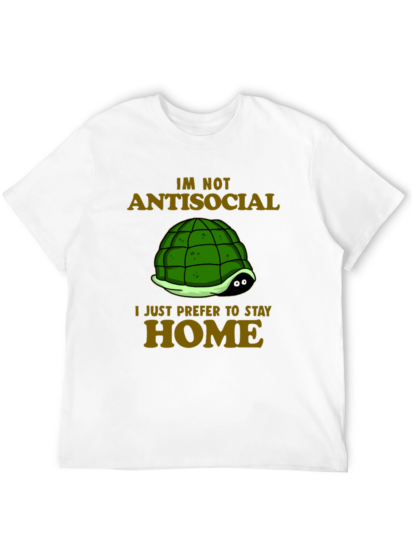 Introvert Turtle T-Shirt - Antisocial Stay Home Humor