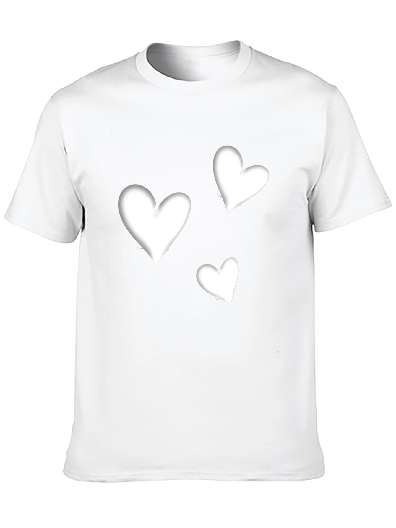 Heart Graphic Black T-Shirt - Stylish Casual Wear