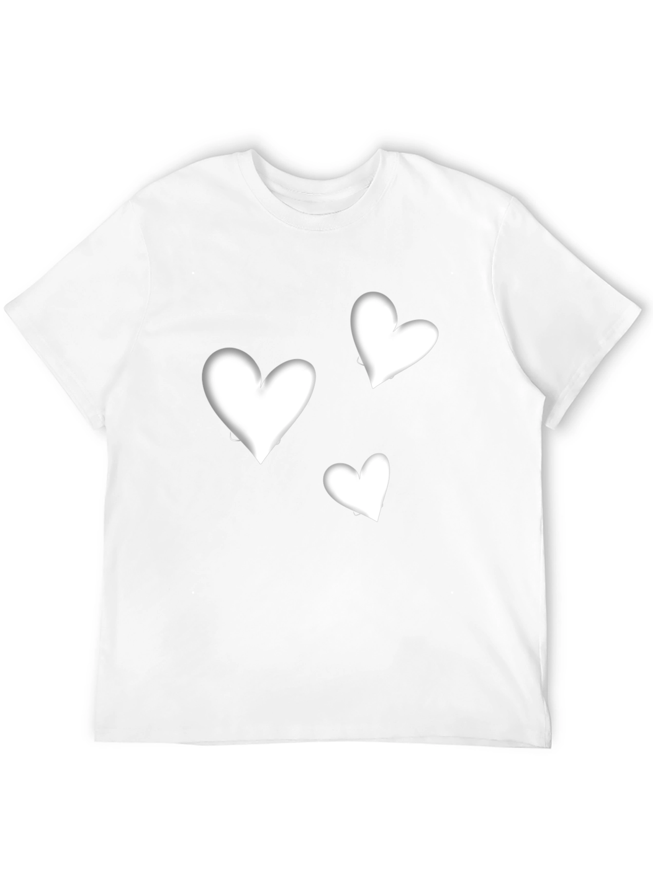 Heart Graphic Black T-Shirt - Stylish Casual Wear